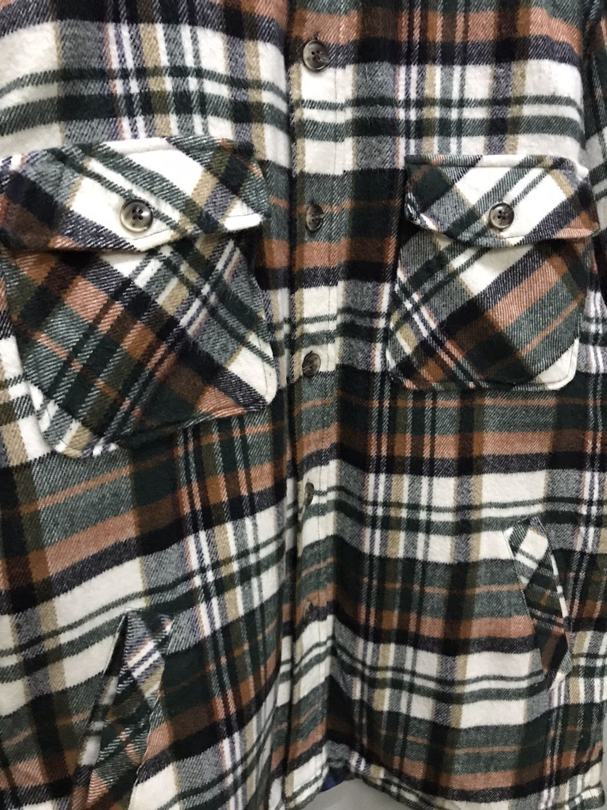 Flannel × Gents × Vintage Vintage Gent’s flannel button up jacket Size US L / EU 52-54 / 3 - 8 Thumbnail