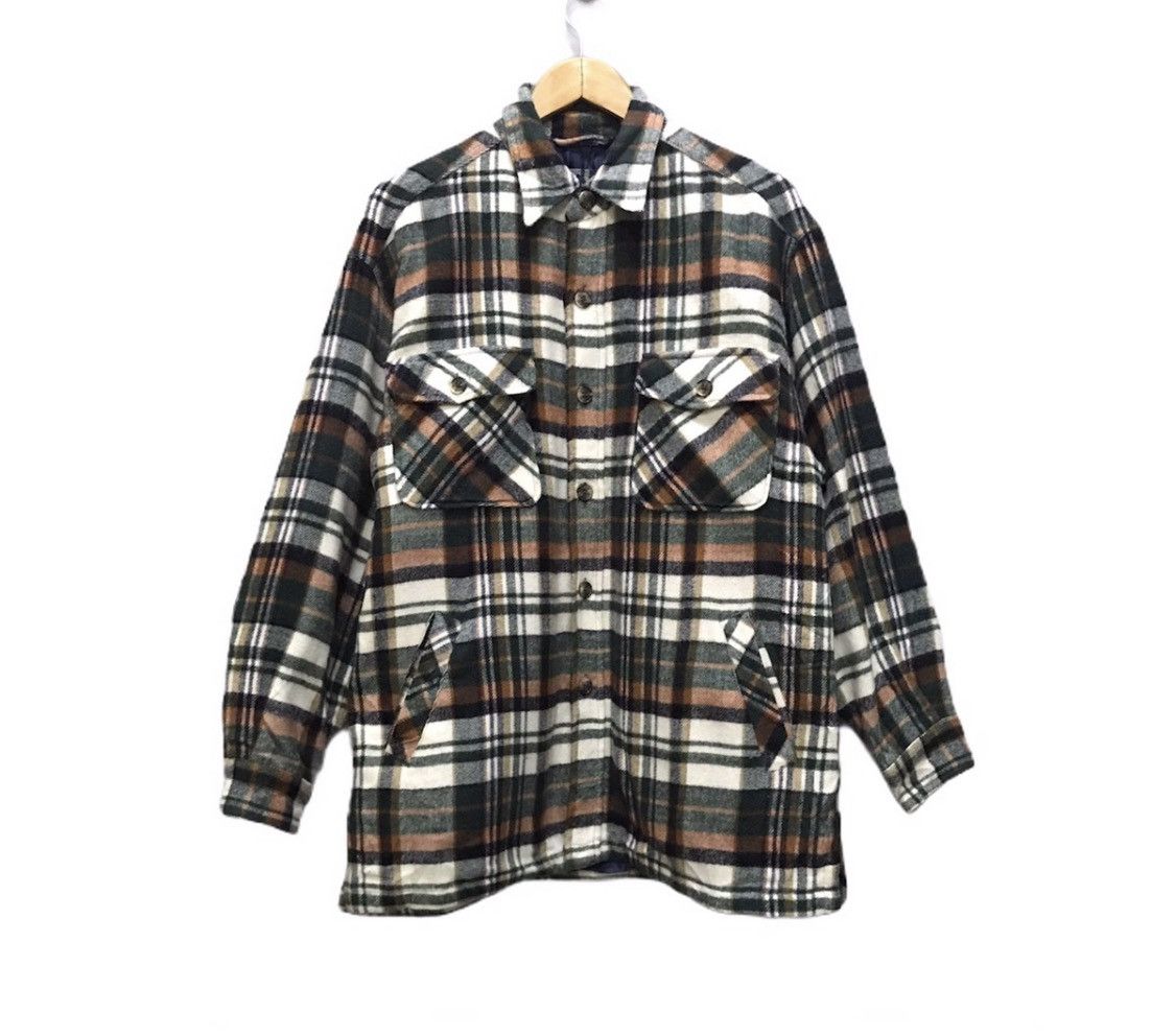 Vintage Gent’s flannel button up jacket