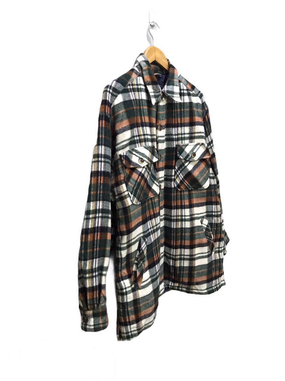 Flannel × Gents × Vintage Vintage Gent’s flannel button up jacket Size US L / EU 52-54 / 3 - 3 Thumbnail