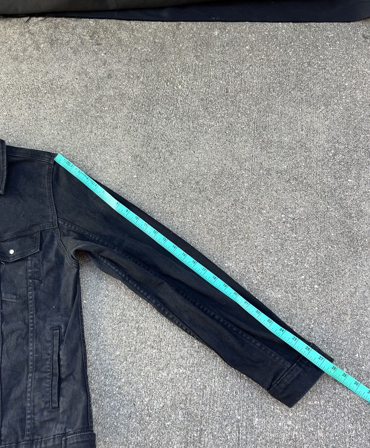 Ksubi Ksubi Laid Black Denim Stretch Classic Jacket Size US M / EU 48-50 / 2 - 3 Thumbnail