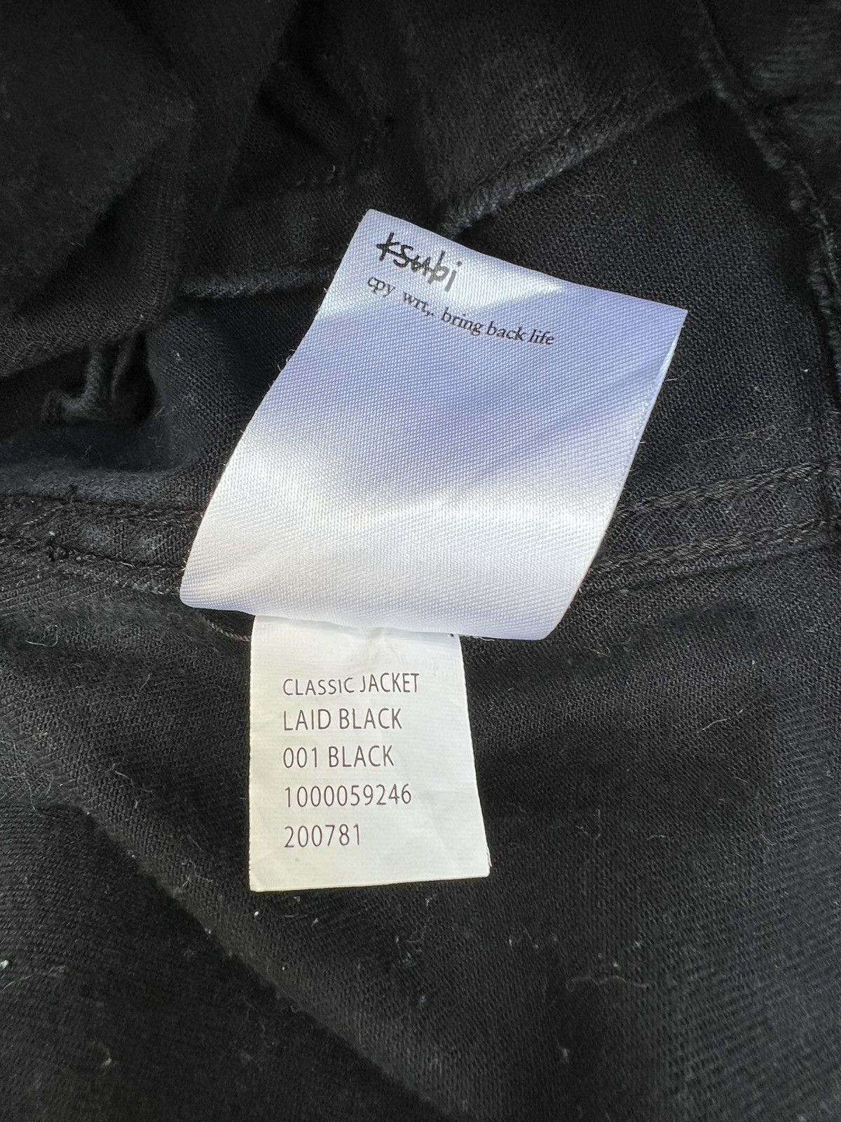 Ksubi Ksubi Laid Black Denim Stretch Classic Jacket Size US M / EU 48-50 / 2 - 19 Thumbnail