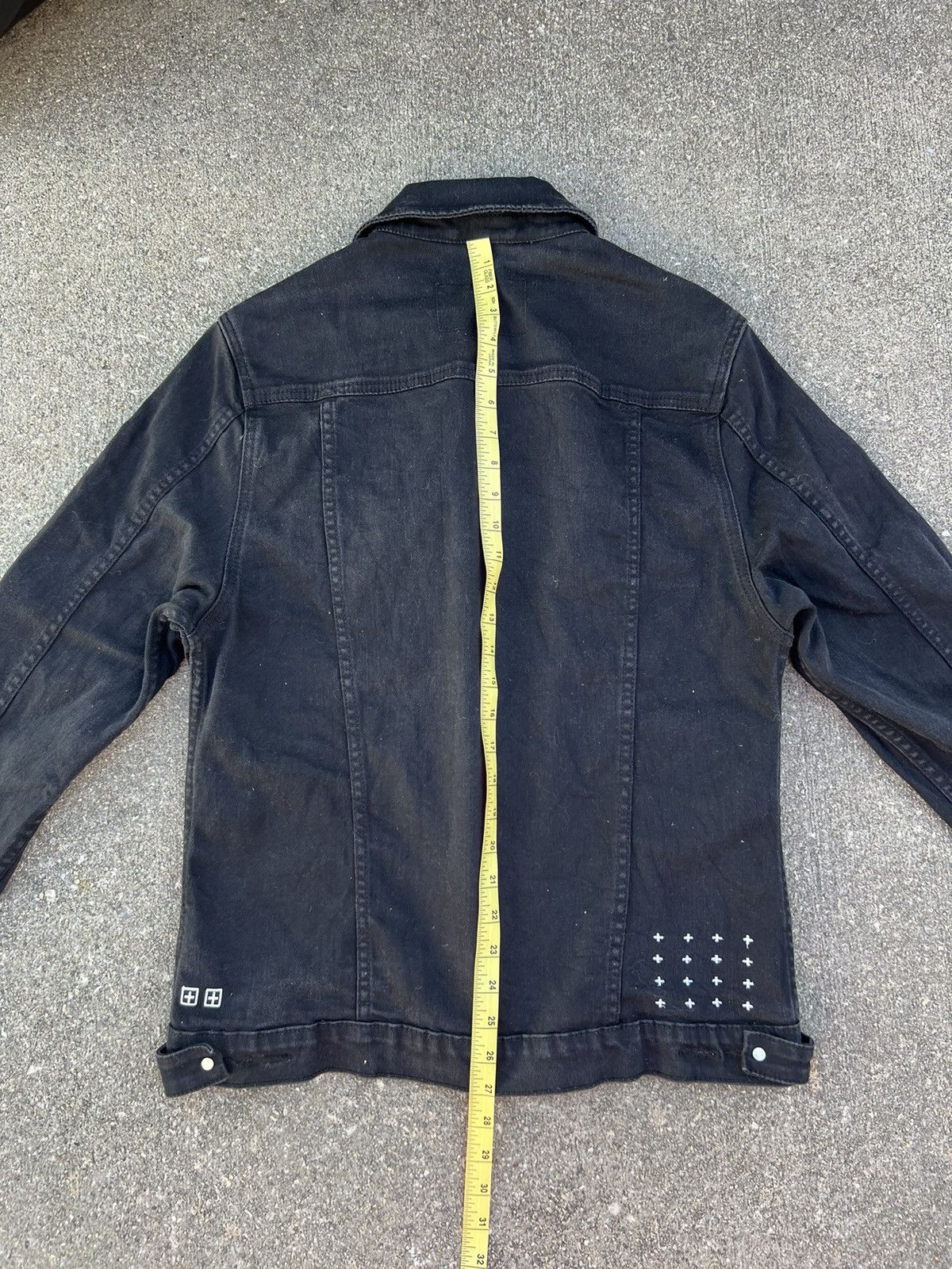 Ksubi Ksubi Laid Black Denim Stretch Classic Jacket Size US M / EU 48-50 / 2 - 5 Thumbnail