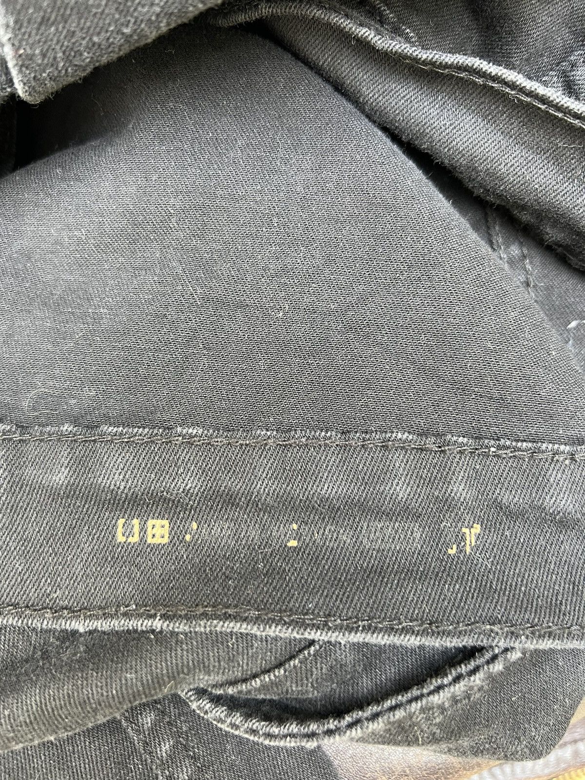 Ksubi Ksubi Laid Black Denim Stretch Classic Jacket Size US M / EU 48-50 / 2 - 16 Thumbnail