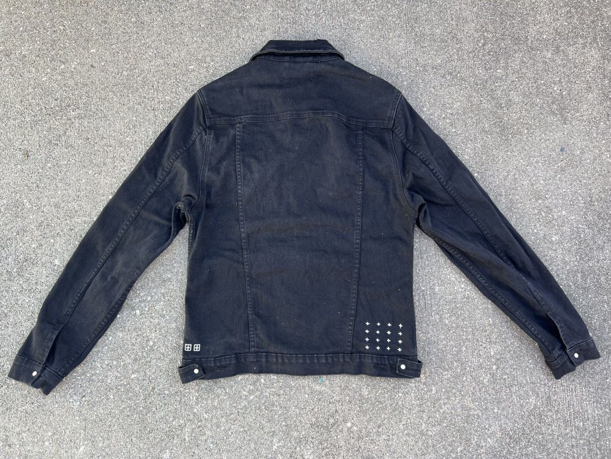 Ksubi Ksubi Laid Black Denim Stretch Classic Jacket Size US M / EU 48-50 / 2 - 4 Thumbnail