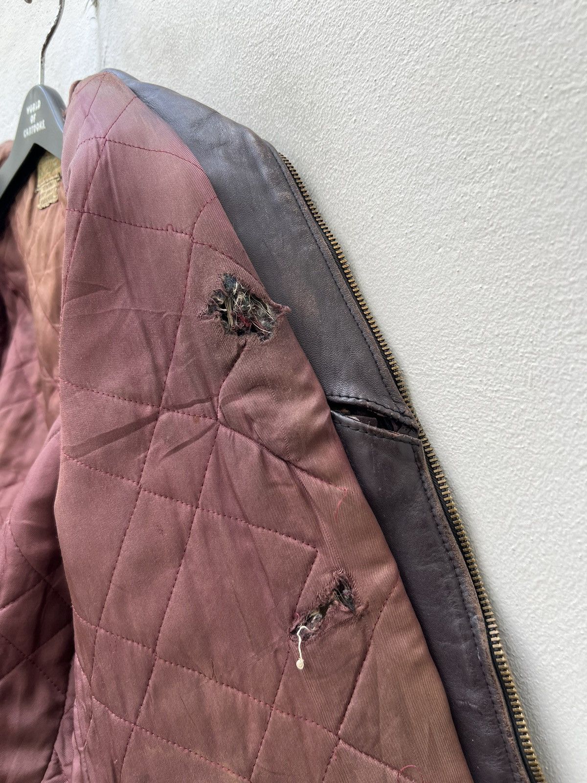 Vintage 40s Top Notch Sportswear Trashed Patina Horsehide Leather Size US M / EU 48-50 / 2 - 24 Thumbnail