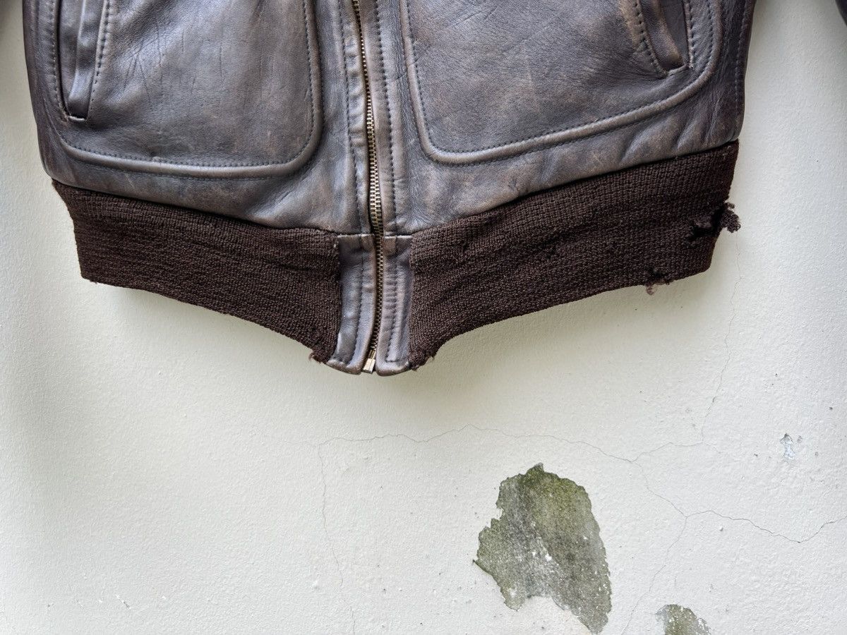 Vintage 40s Top Notch Sportswear Trashed Patina Horsehide Leather Size US M / EU 48-50 / 2 - 11 Thumbnail