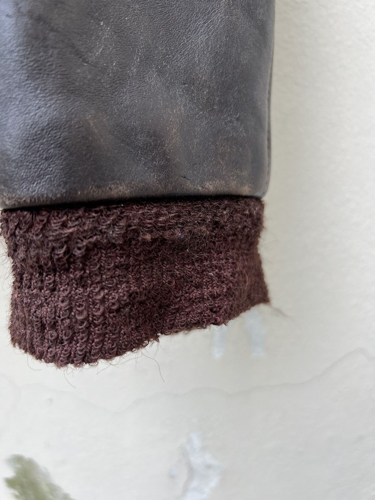 Vintage 40s Top Notch Sportswear Trashed Patina Horsehide Leather Size US M / EU 48-50 / 2 - 10 Thumbnail