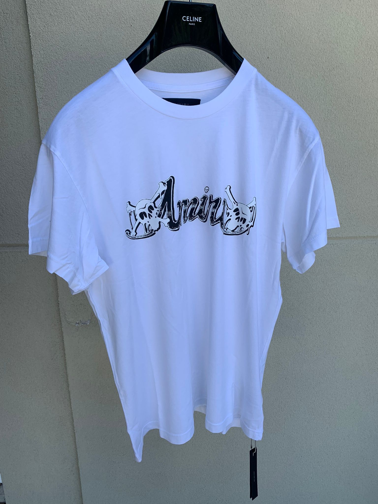 image of Motley Crew Amiri Tee in White, Men's (Size XS)