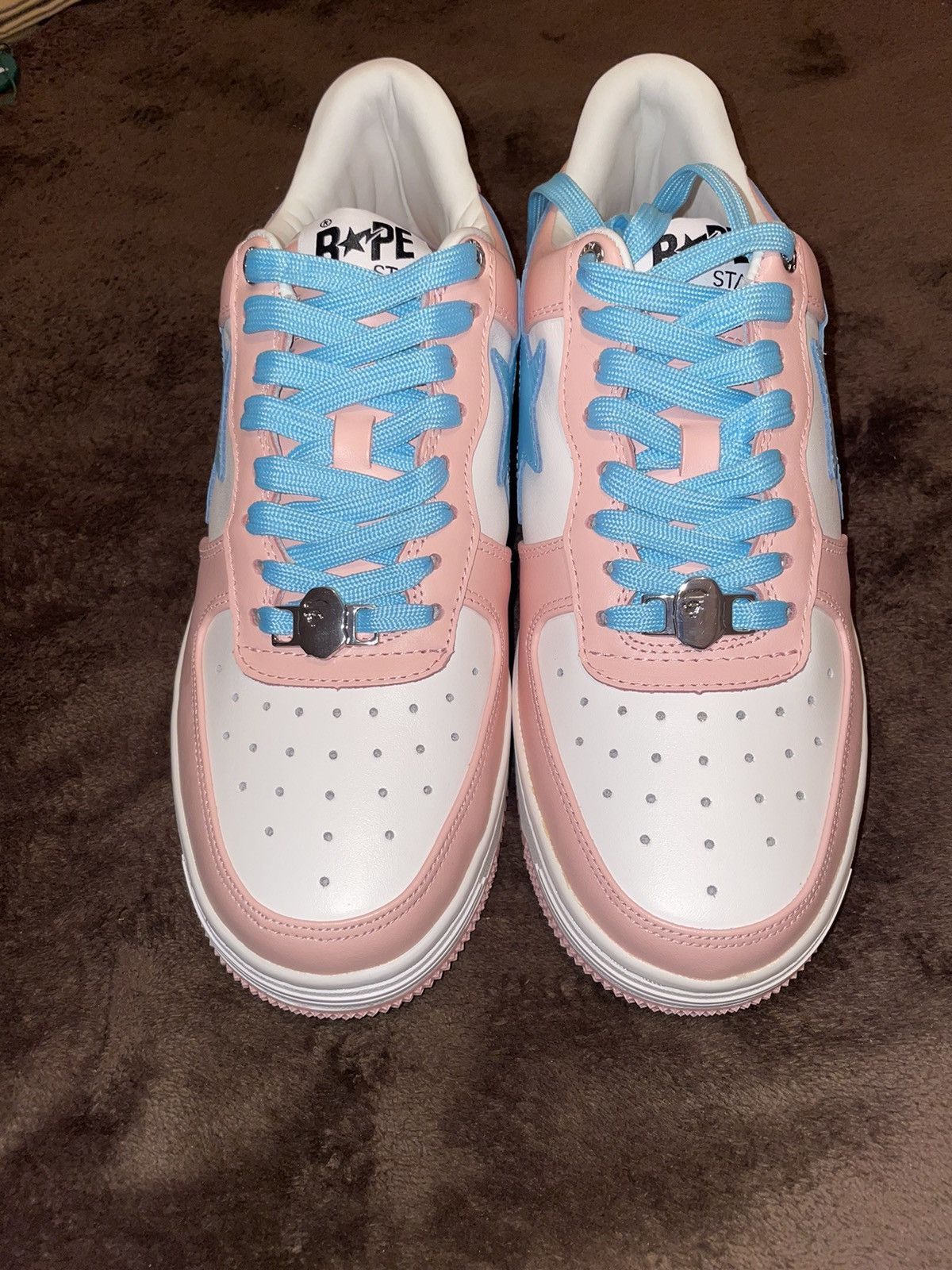 Bape BAPE STA LOW - PINK Size US 9 / EU 42 - 3 Thumbnail