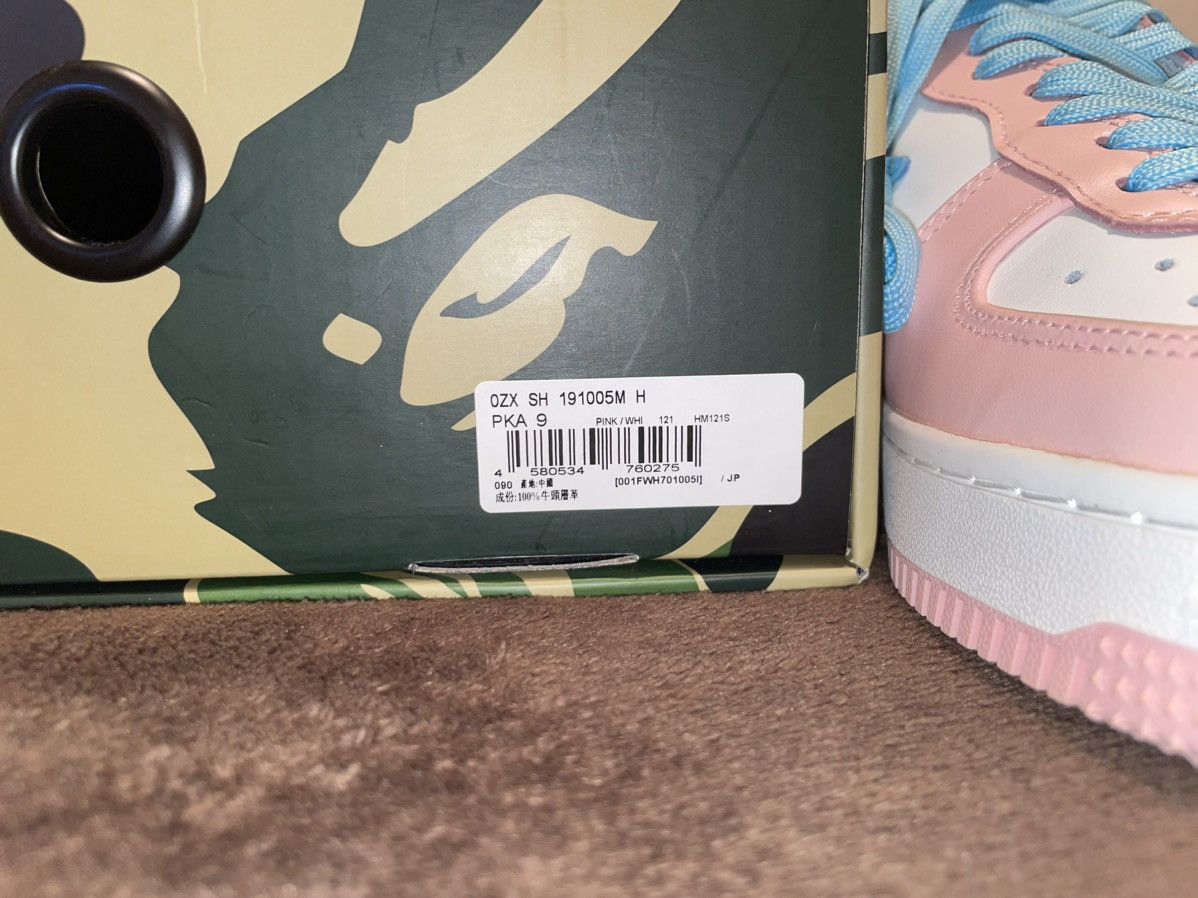 Bape BAPE STA LOW - PINK Size US 9 / EU 42 - 9 Thumbnail