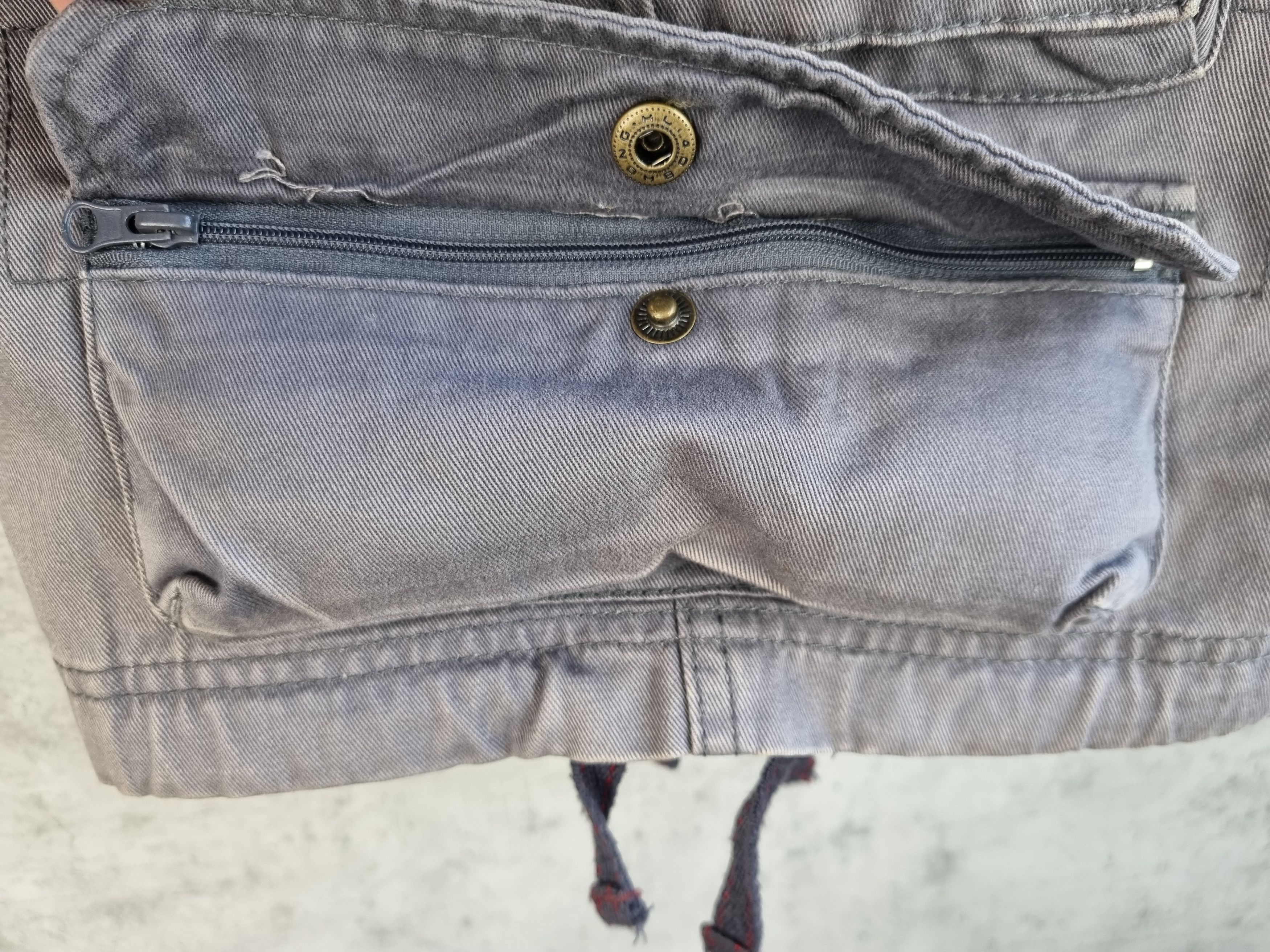 Lee × Vintage Rare LEE Dungaree Military Cargo Shorts Carhartt Size US 32 / EU 48 - 11 Thumbnail