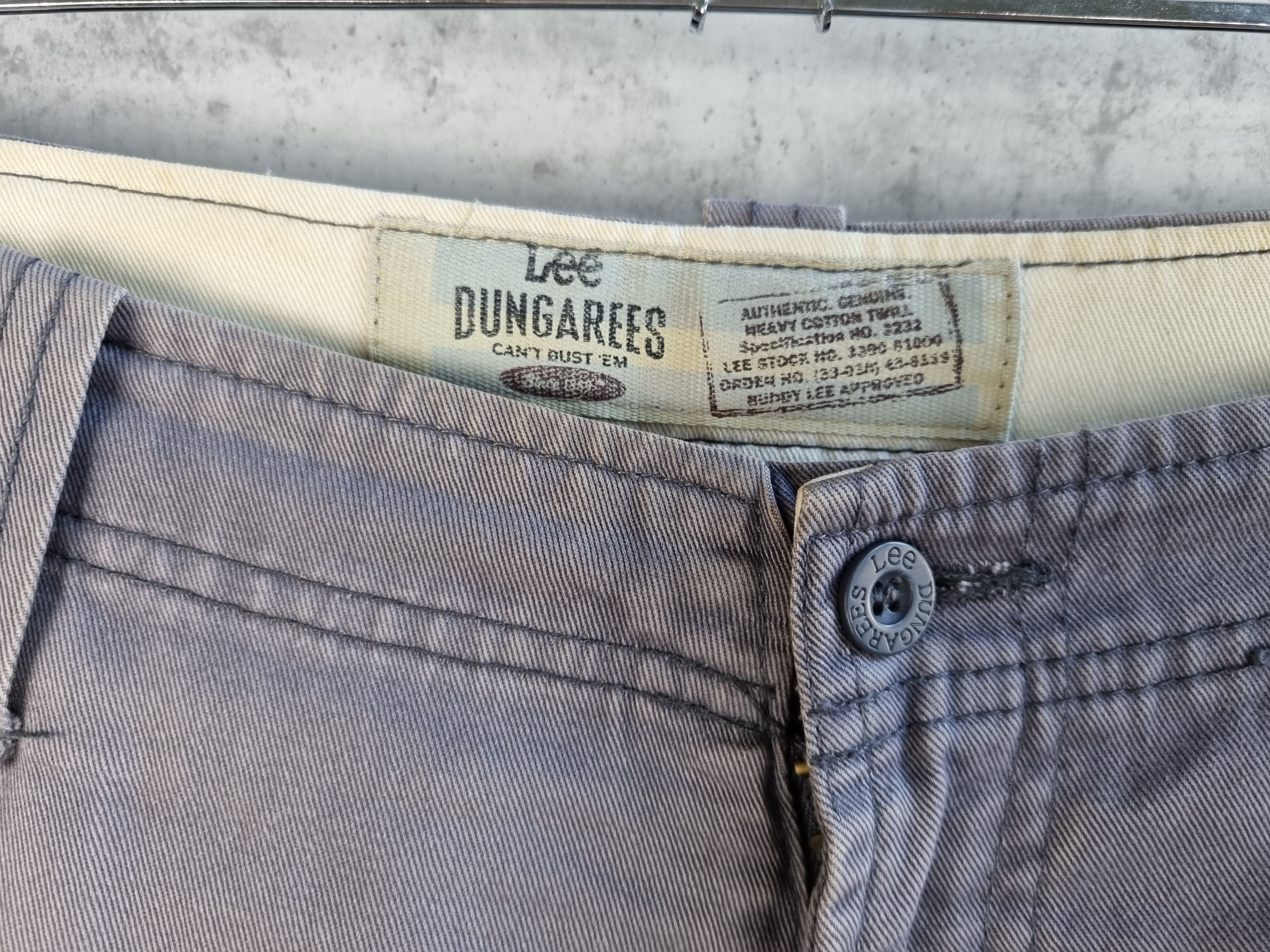 Lee × Vintage Rare LEE Dungaree Military Cargo Shorts Carhartt Size US 32 / EU 48 - 8 Thumbnail