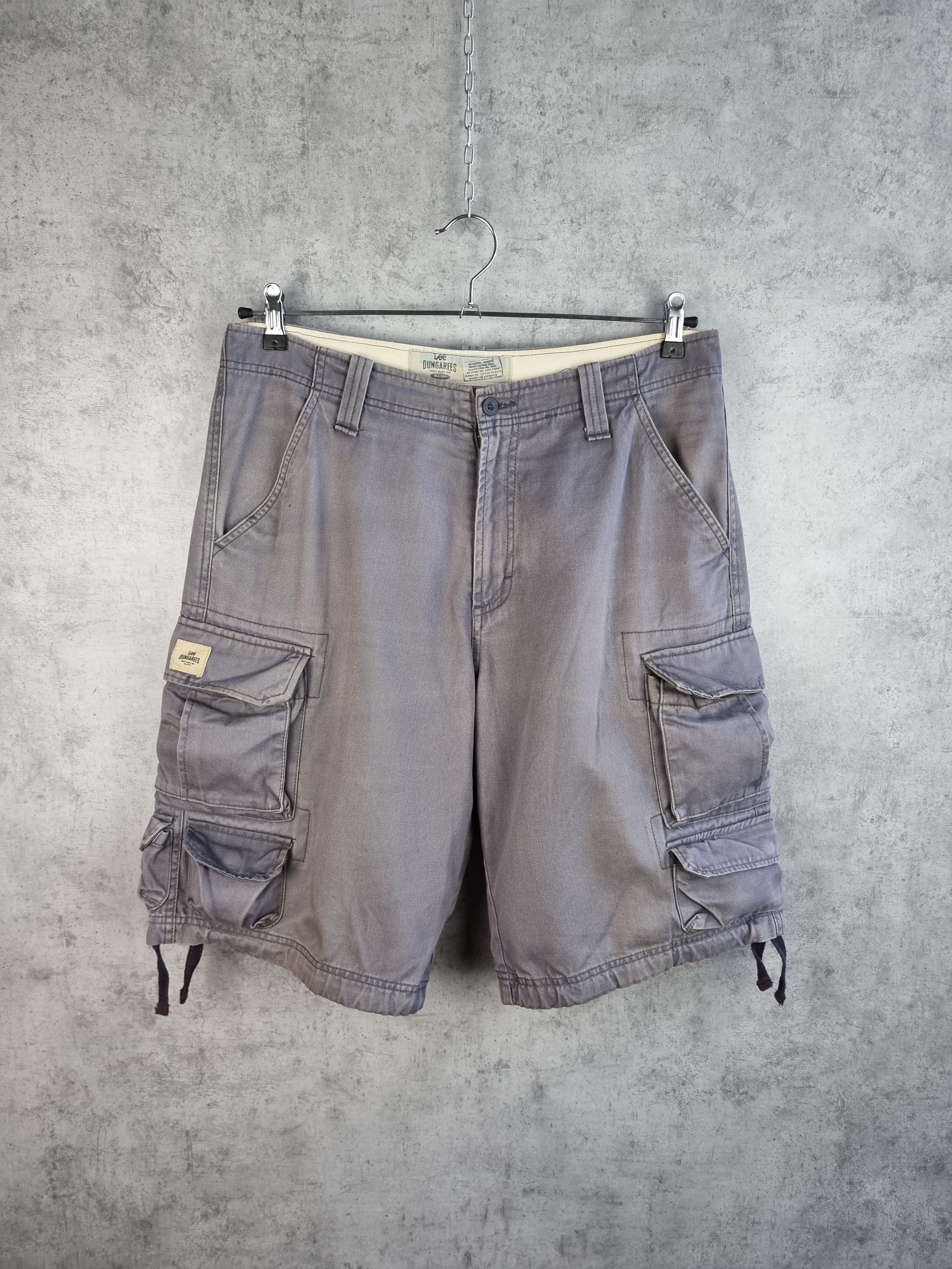 Lee × Vintage Rare LEE Dungaree Military Cargo Shorts Carhartt Size US 32 / EU 48 - 2 Thumbnail