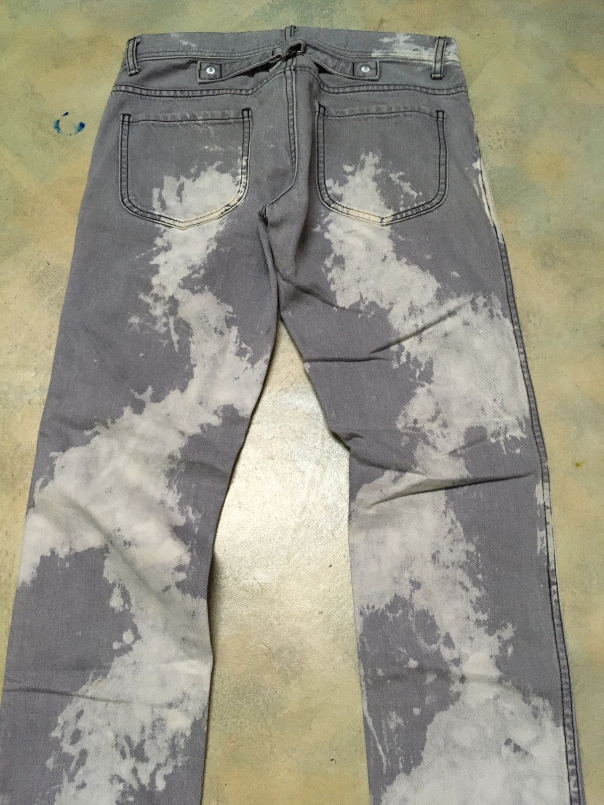 Japanese Brand Japanese Brand Acid Washed Distressed Style Denim Pants Size US 30 / EU 46 - 5 Thumbnail
