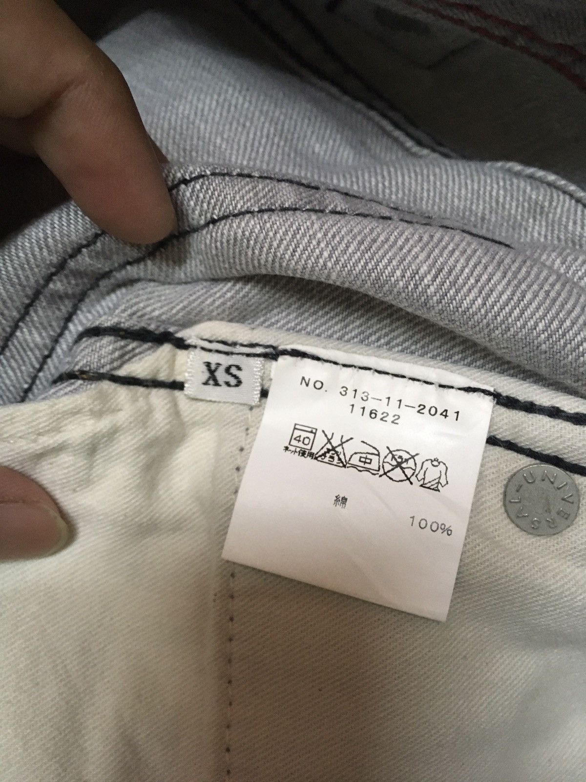 Japanese Brand Japanese Brand Acid Washed Distressed Style Denim Pants Size US 30 / EU 46 - 10 Thumbnail