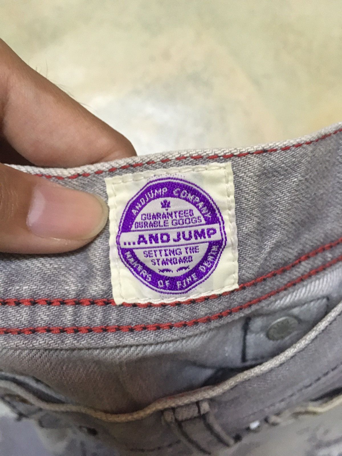 Japanese Brand Japanese Brand Acid Washed Distressed Style Denim Pants Size US 30 / EU 46 - 9 Thumbnail