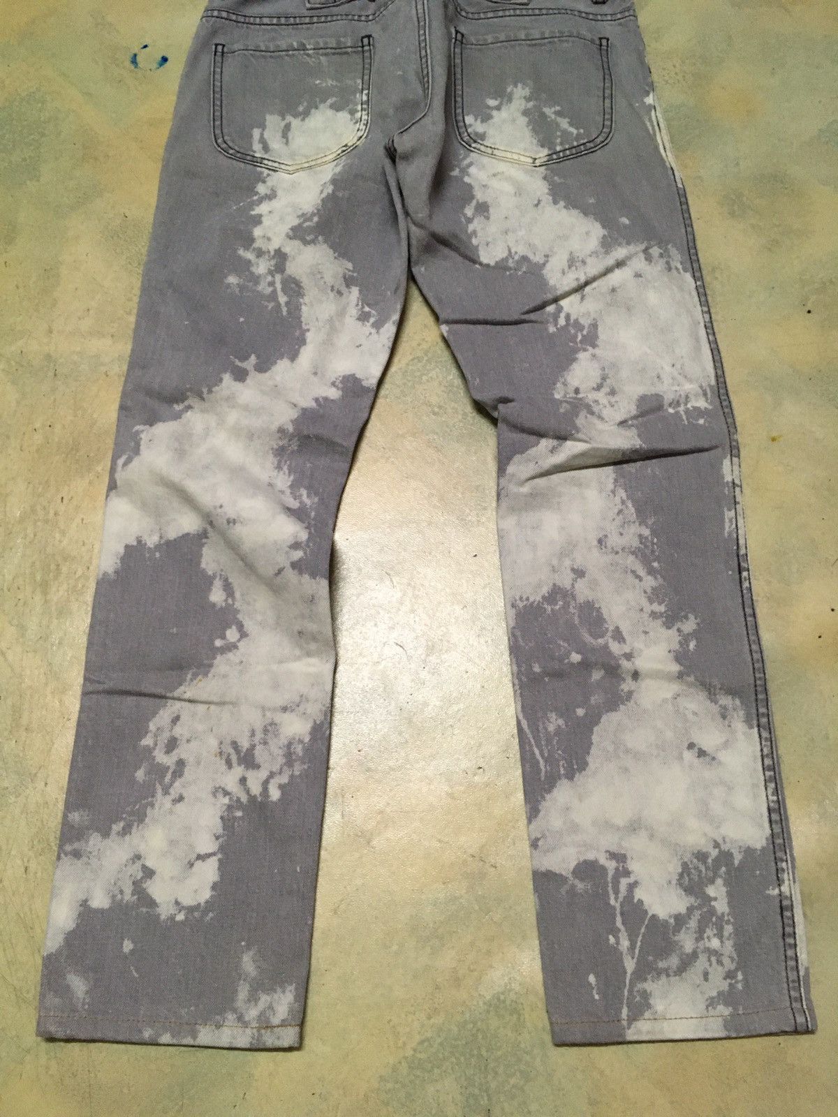 Japanese Brand Japanese Brand Acid Washed Distressed Style Denim Pants Size US 30 / EU 46 - 6 Thumbnail