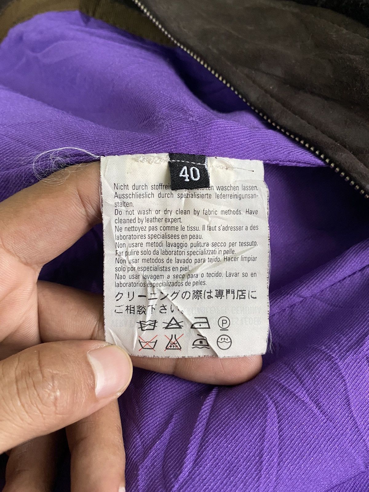 Genuine Leather × Vintage Vintage 80s Cesare Genuine Leather Made in Italy Size US S / EU 44-46 / 1 - 8 Thumbnail