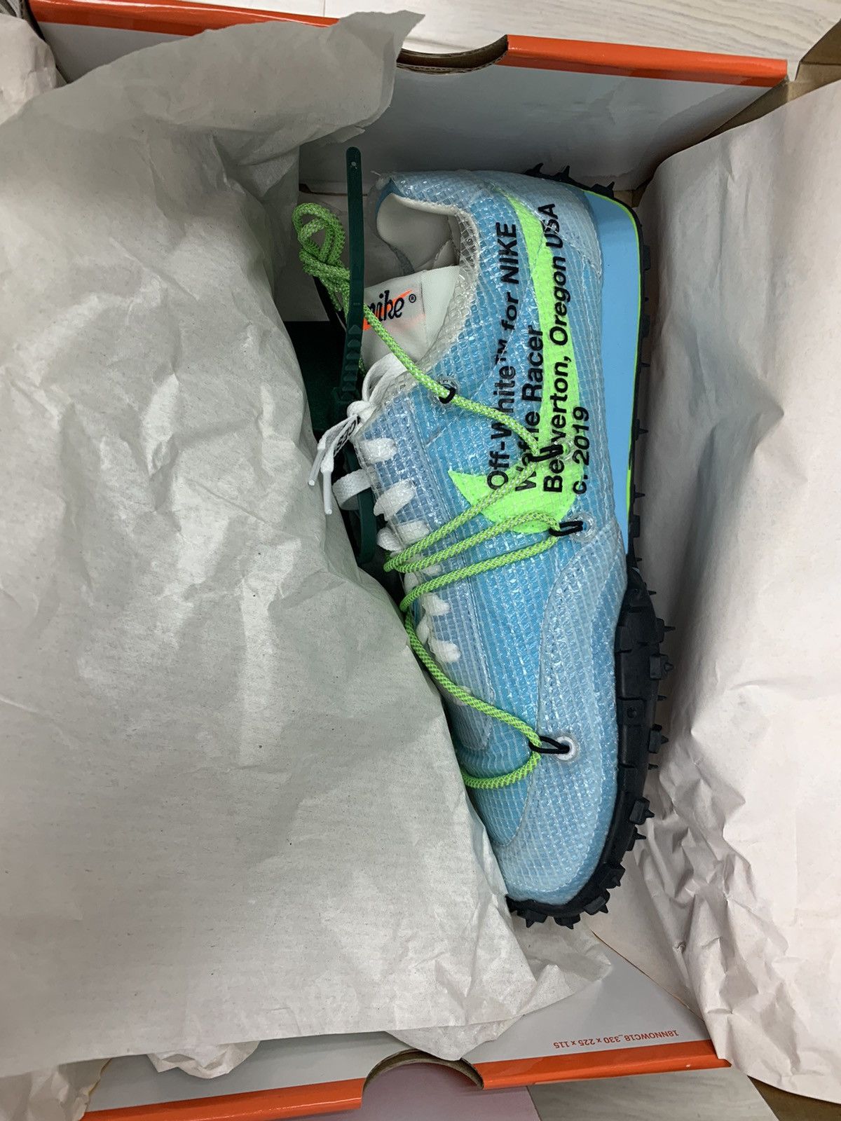Nike × Off-White Waffle Racer SP Vivid Sky Size US 9 / EU 42 - 2 Thumbnail