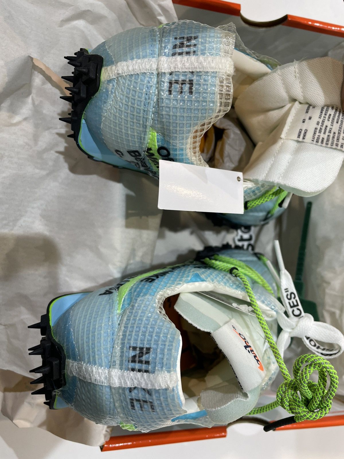 Nike × Off-White Waffle Racer SP Vivid Sky Size US 9 / EU 42 - 10 Thumbnail