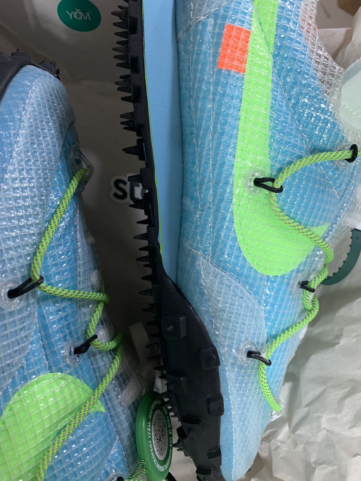 Nike × Off-White Waffle Racer SP Vivid Sky Size US 9 / EU 42 - 7 Thumbnail