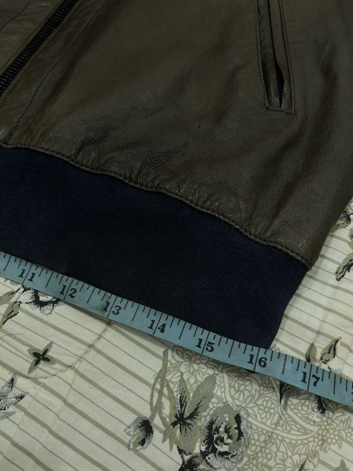 Designer B7. MARCELLO PAMPALONI HOODIE LEATHER JACKET Size US S / EU 44-46 / 1 - 11 Thumbnail