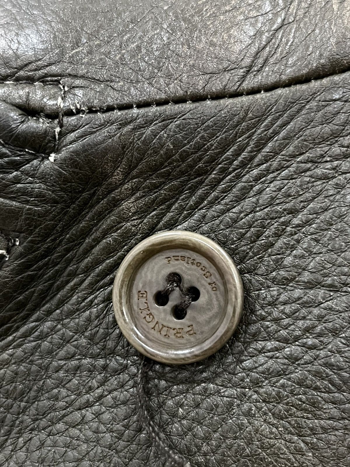 Pringle Of Scotland A. PRINGLE OF SCOTLAND LEATHER BELTING JACKET JACKET Size L / US 10 / IT 46 - 8 Thumbnail