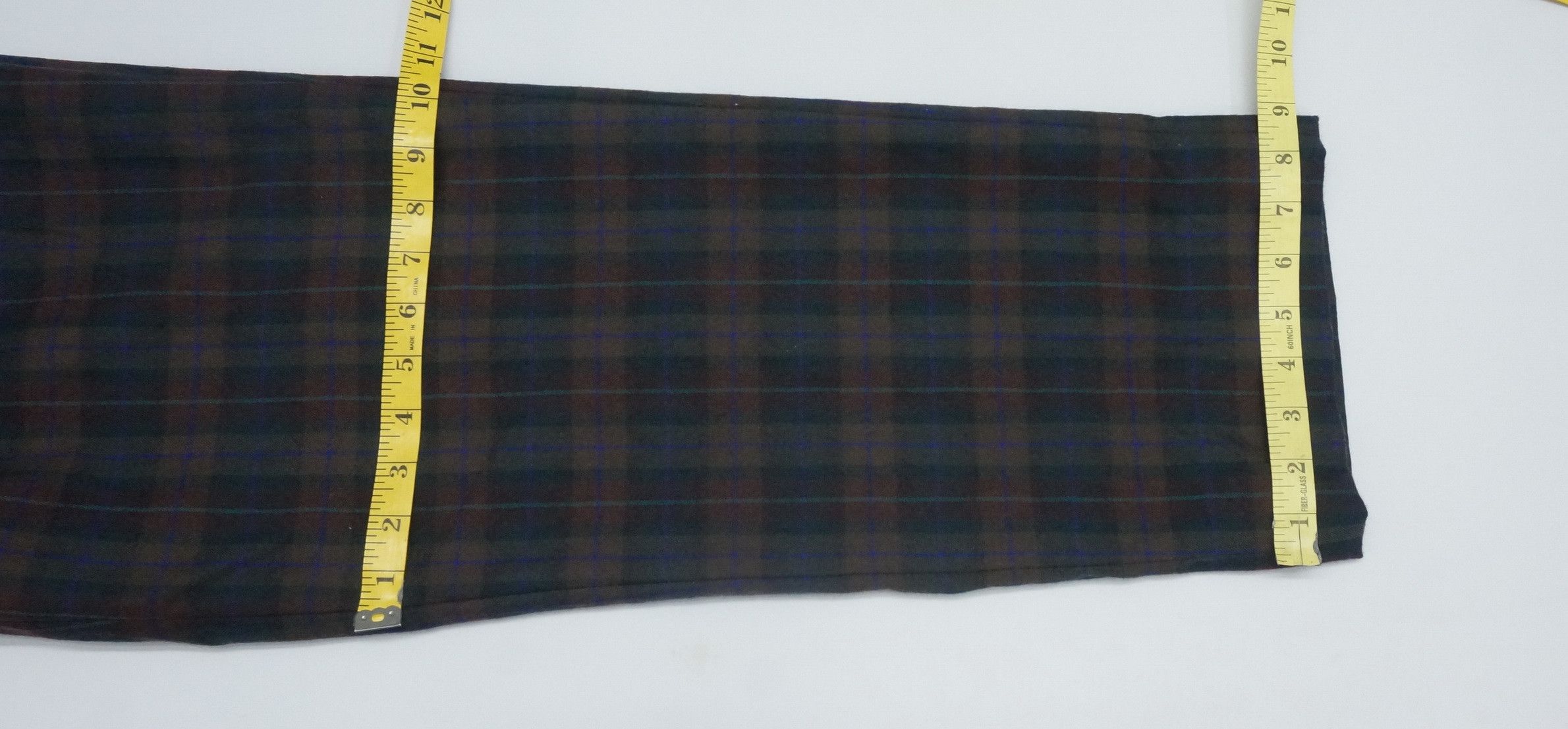 Japanese Brand Vtg Japan GREEN SPORT CLASSIC Wool Plaid Trouser Pants Size US 34 / EU 50 - 11 Thumbnail