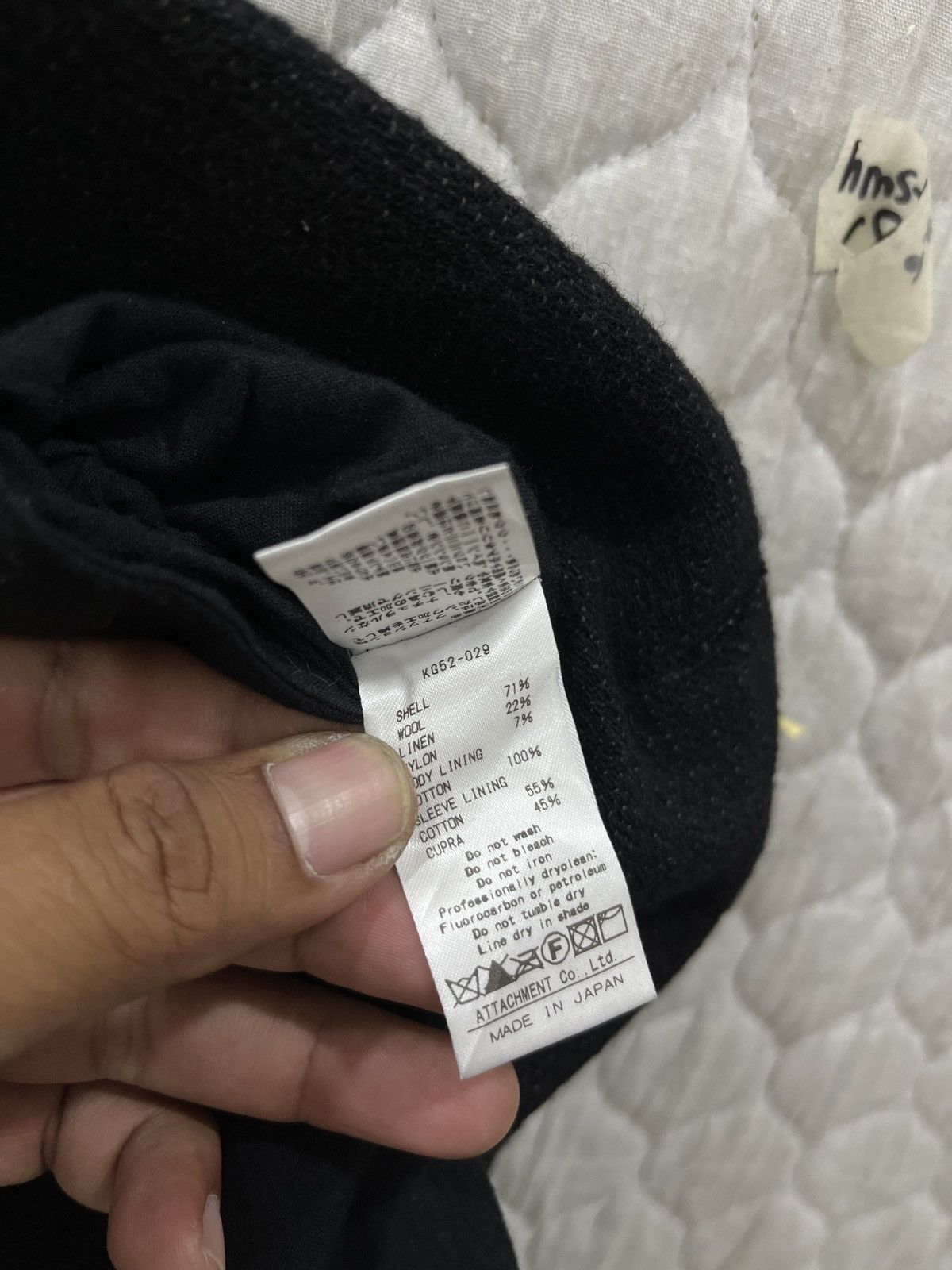 Attachment (Ttt). KAZUYUKI KUMAGAI ATTACHMENT BLAZER JACKET Size US S / EU 44-46 / 1 - 8 Thumbnail