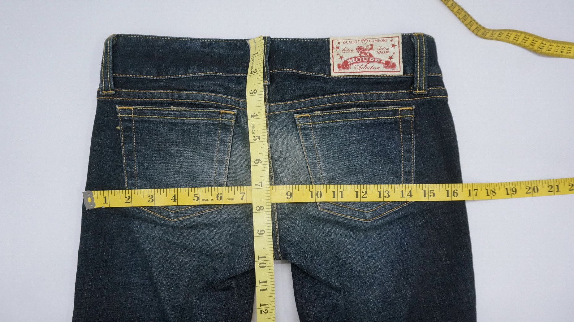 MOUSSY Flare Vtg MOUSSY Selection Japan Indigo Skinny Womens Jeans Size 30" / US 8 / IT 44 - 18 Thumbnail
