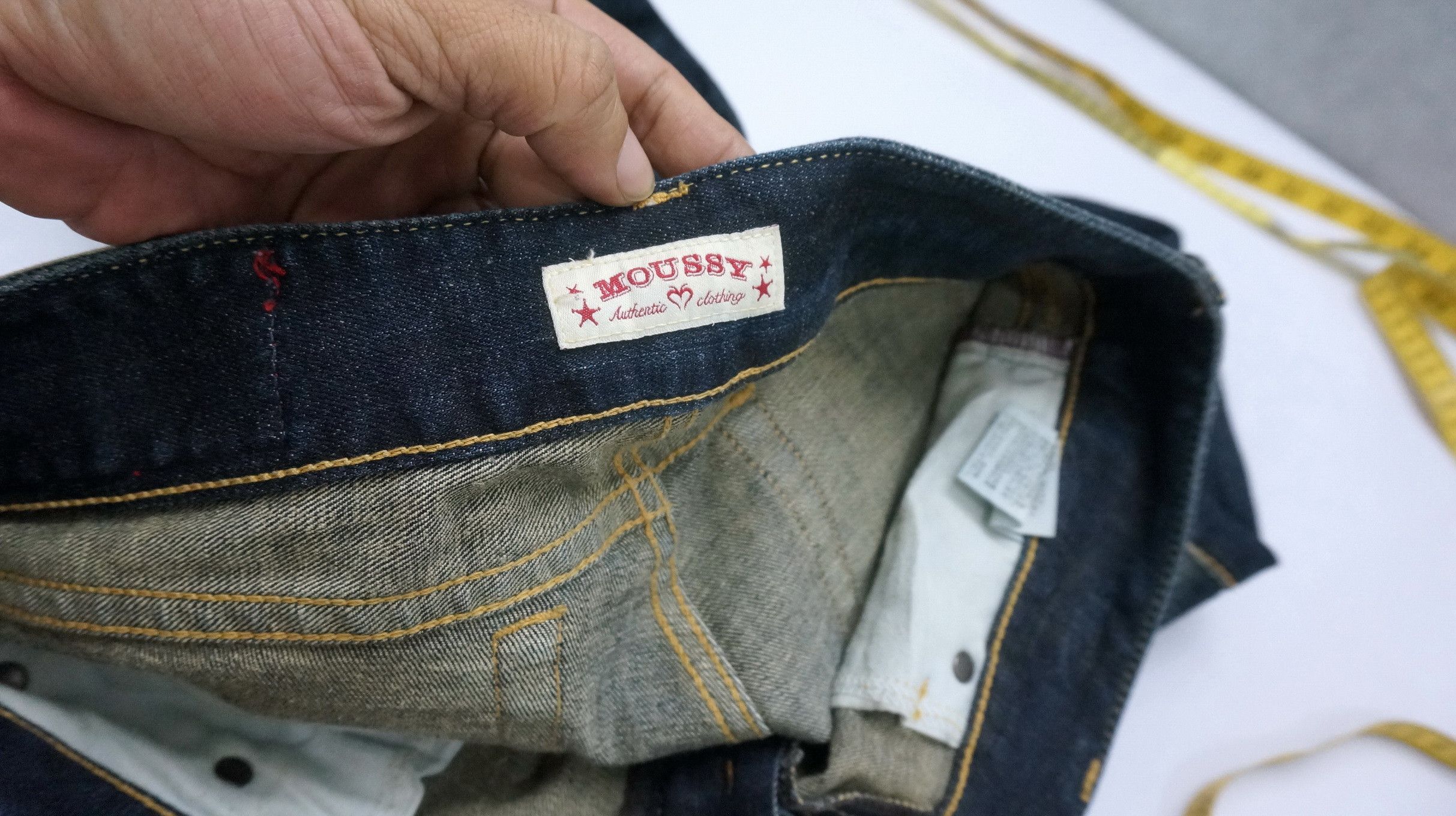 MOUSSY Flare Vtg MOUSSY Selection Japan Indigo Skinny Womens Jeans Size 30" / US 8 / IT 44 - 20 Thumbnail
