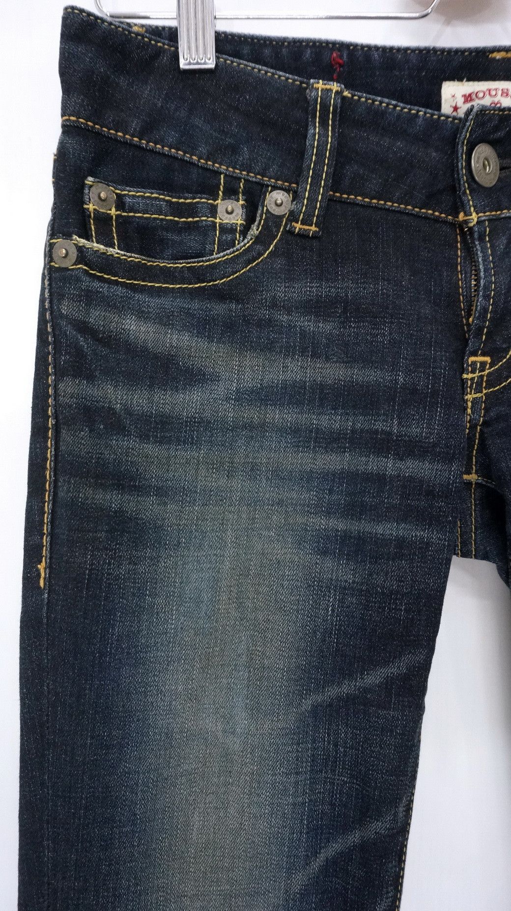 MOUSSY Flare Vtg MOUSSY Selection Japan Indigo Skinny Womens Jeans Size 30" / US 8 / IT 44 - 4 Thumbnail