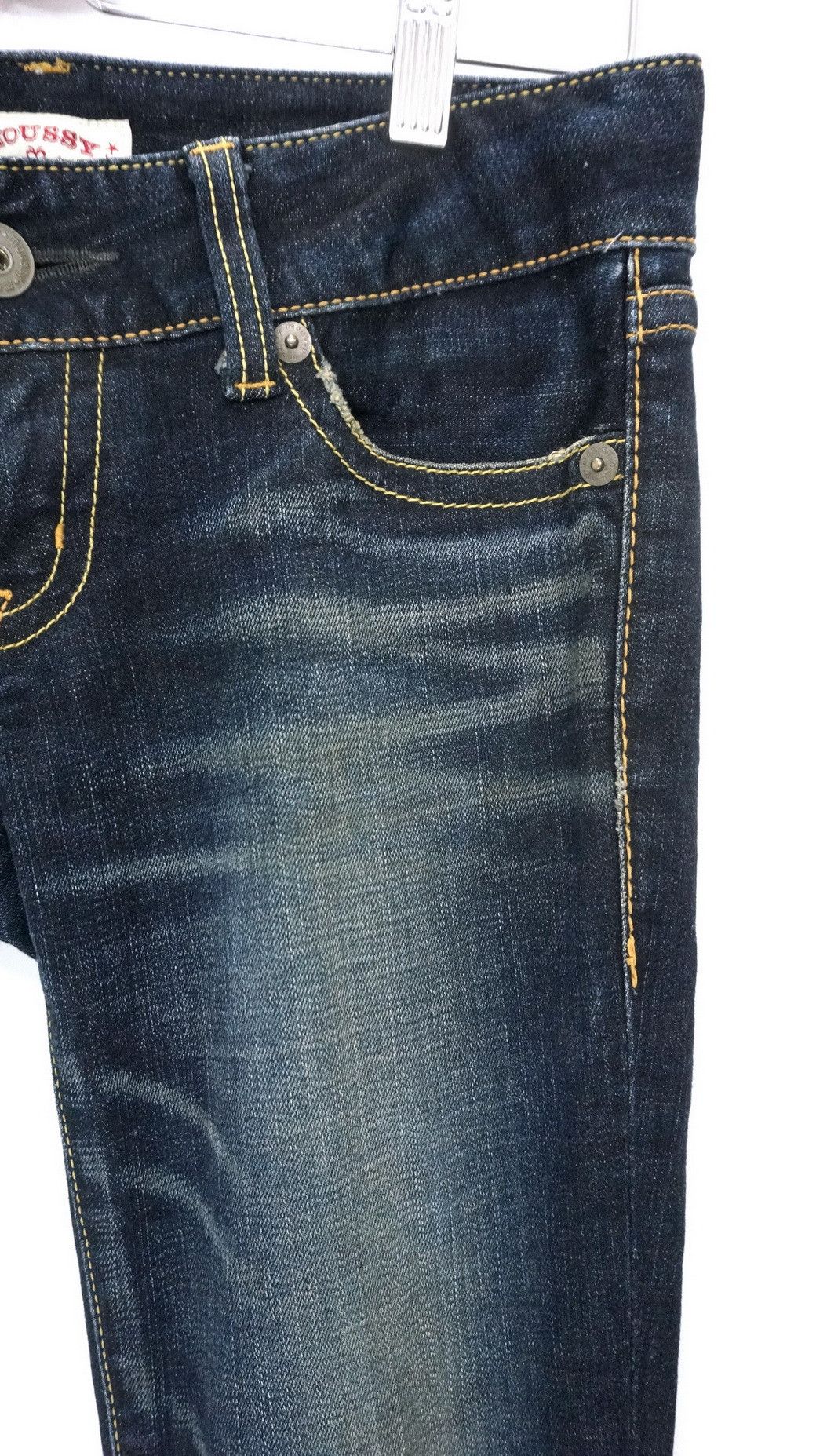 MOUSSY Flare Vtg MOUSSY Selection Japan Indigo Skinny Womens Jeans Size 30" / US 8 / IT 44 - 5 Thumbnail