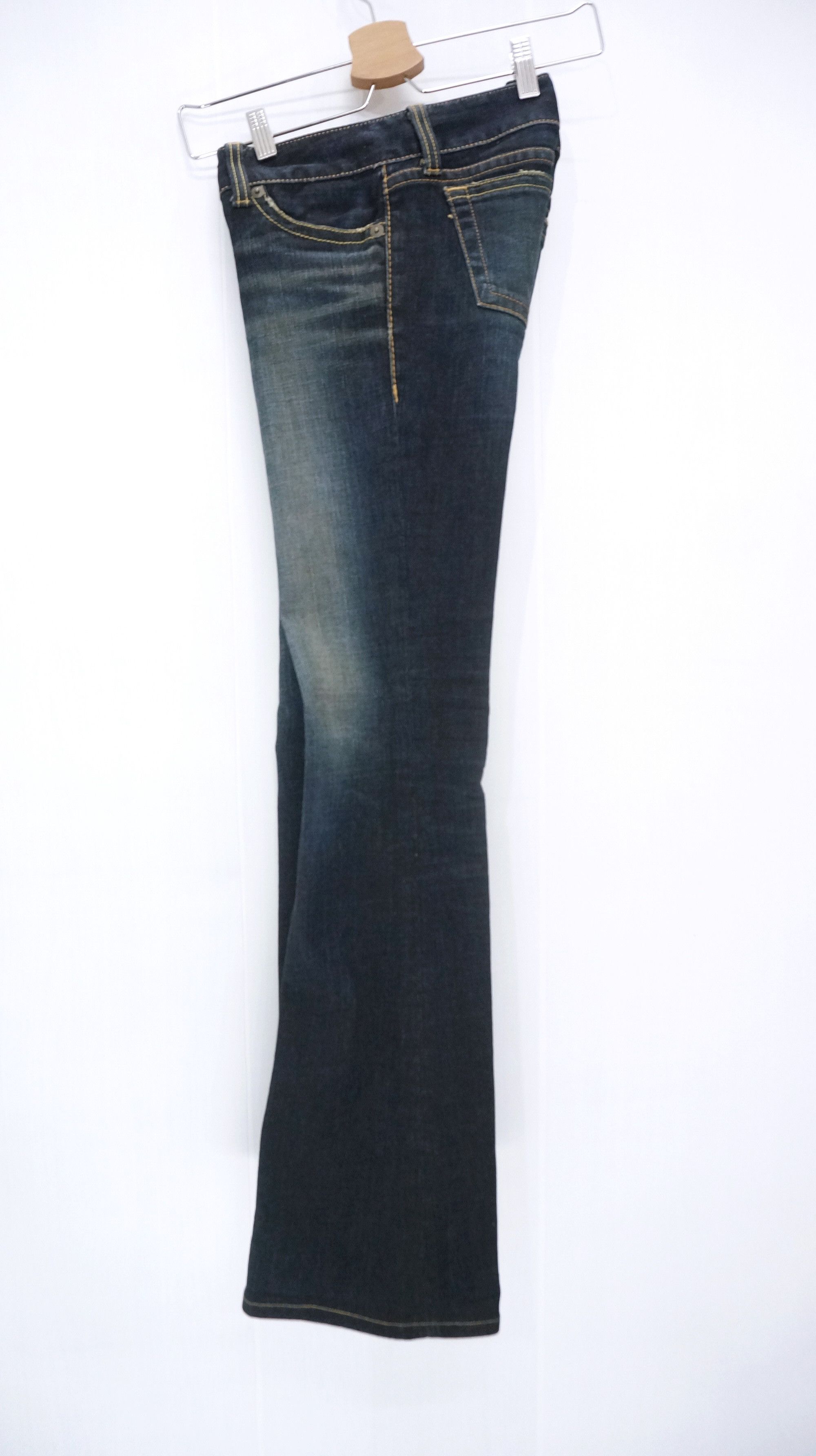 MOUSSY Flare Vtg MOUSSY Selection Japan Indigo Skinny Womens Jeans Size 30" / US 8 / IT 44 - 3 Thumbnail