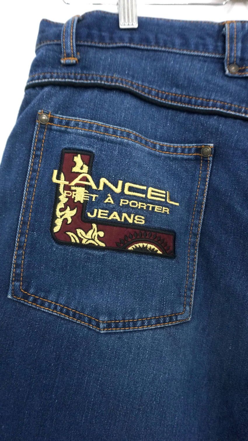 Vintage Vintage LANCEL PARIS PRET A PORTER High Waist Soft Denim Size US 33 - 4 Thumbnail