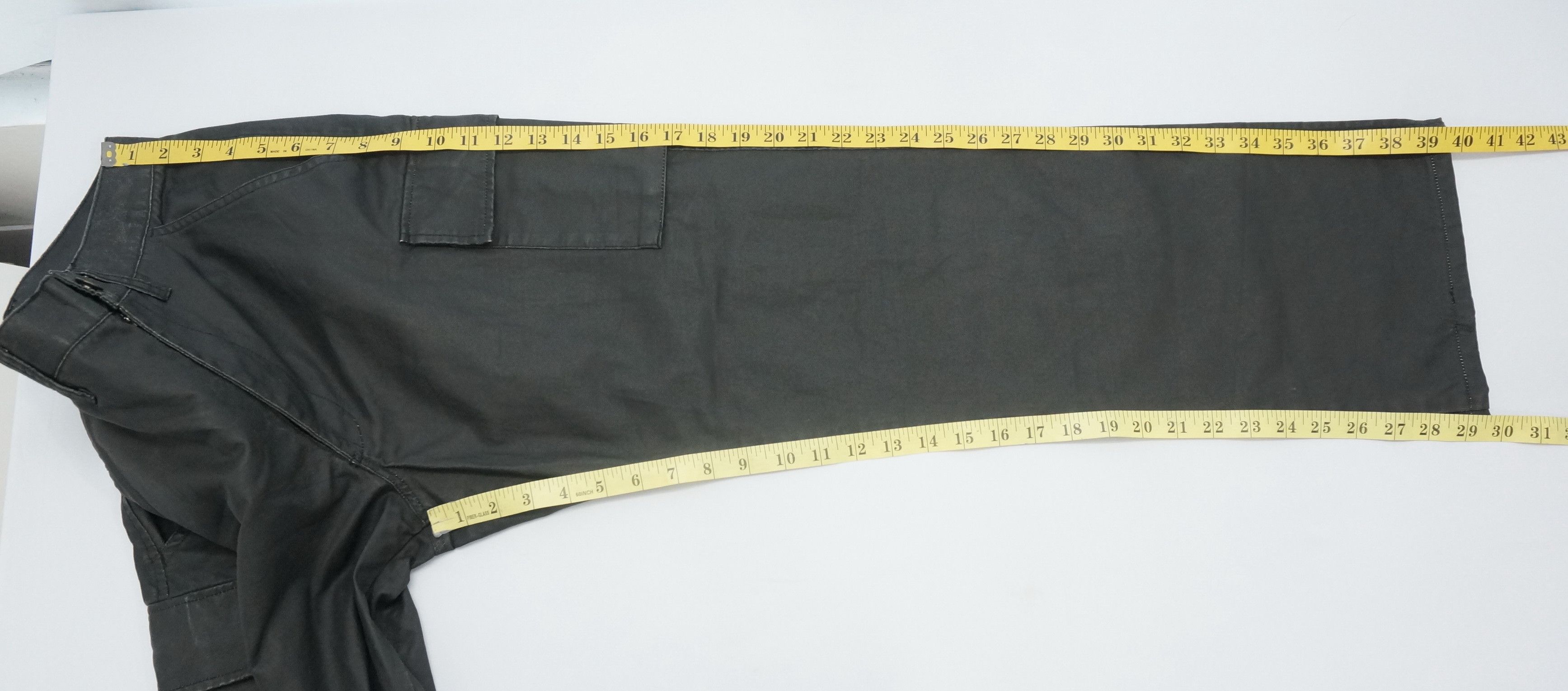 Japanese Brand Vintage OLEEG Japan Faded Waxed Worn Out Cargo Pants Size US 33 - 12 Thumbnail