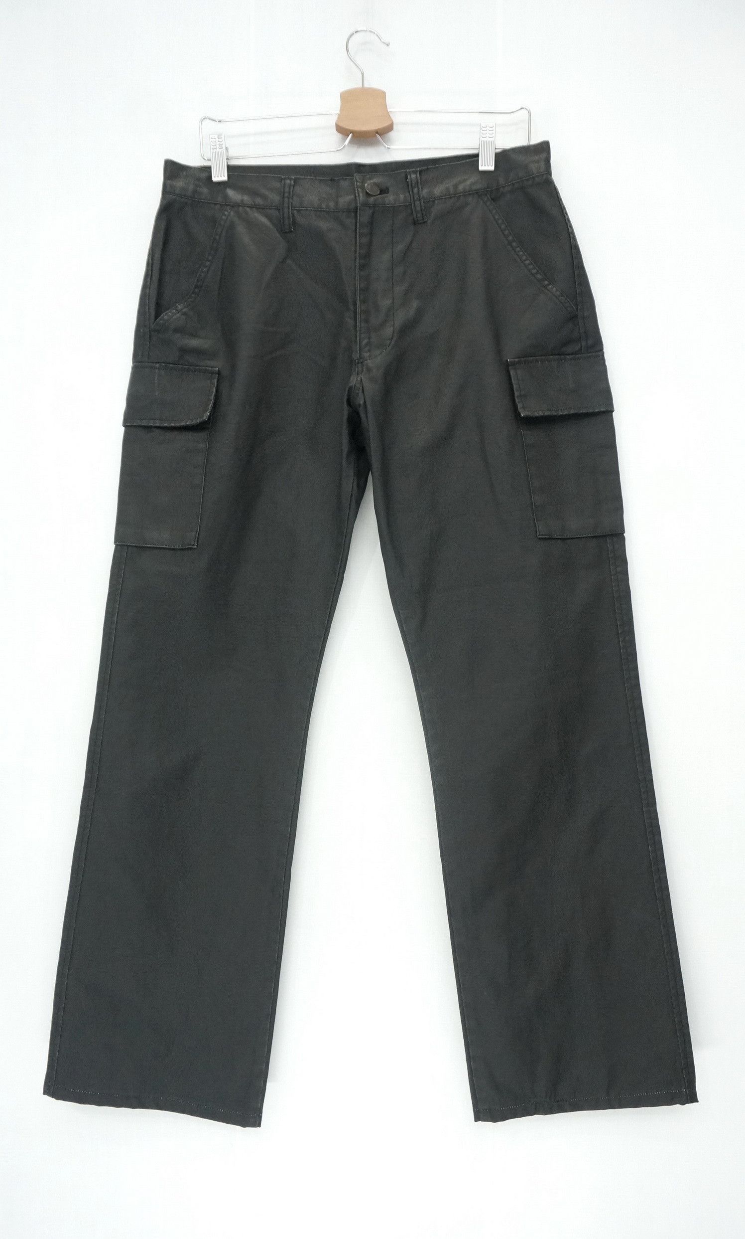 Vintage OLEEG Japan Faded Waxed Worn Out Cargo Pants