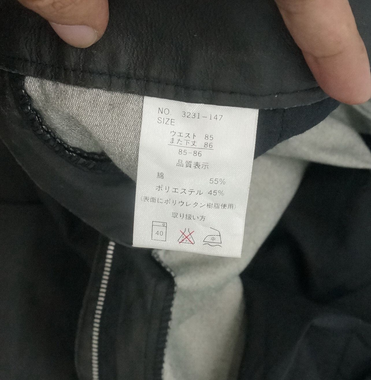 Japanese Brand Vintage OLEEG Japan Faded Waxed Worn Out Cargo Pants Size US 33 - 18 Thumbnail