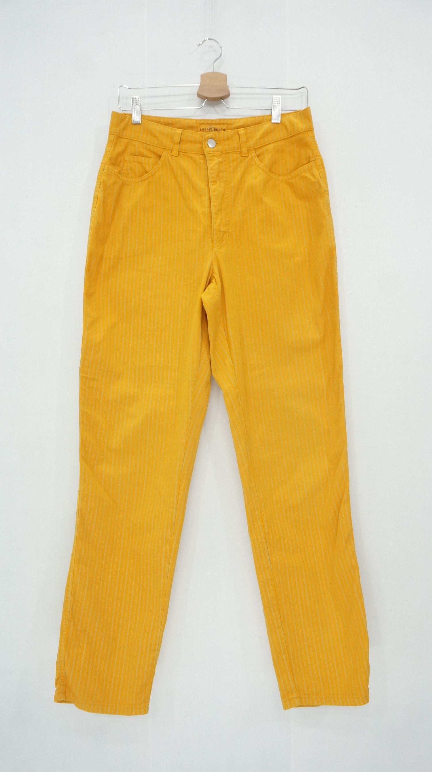 image of Esprit Sheila Striped Womens Pants in Orange w/ Stripe (Size 30)