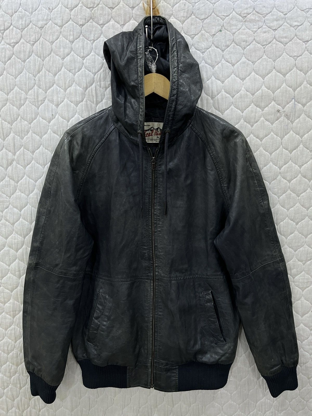 (Mmm)🔥STEALS🔥 REAL HIDE INDUSTRIE HYPEBEAST LEATHER JACKET