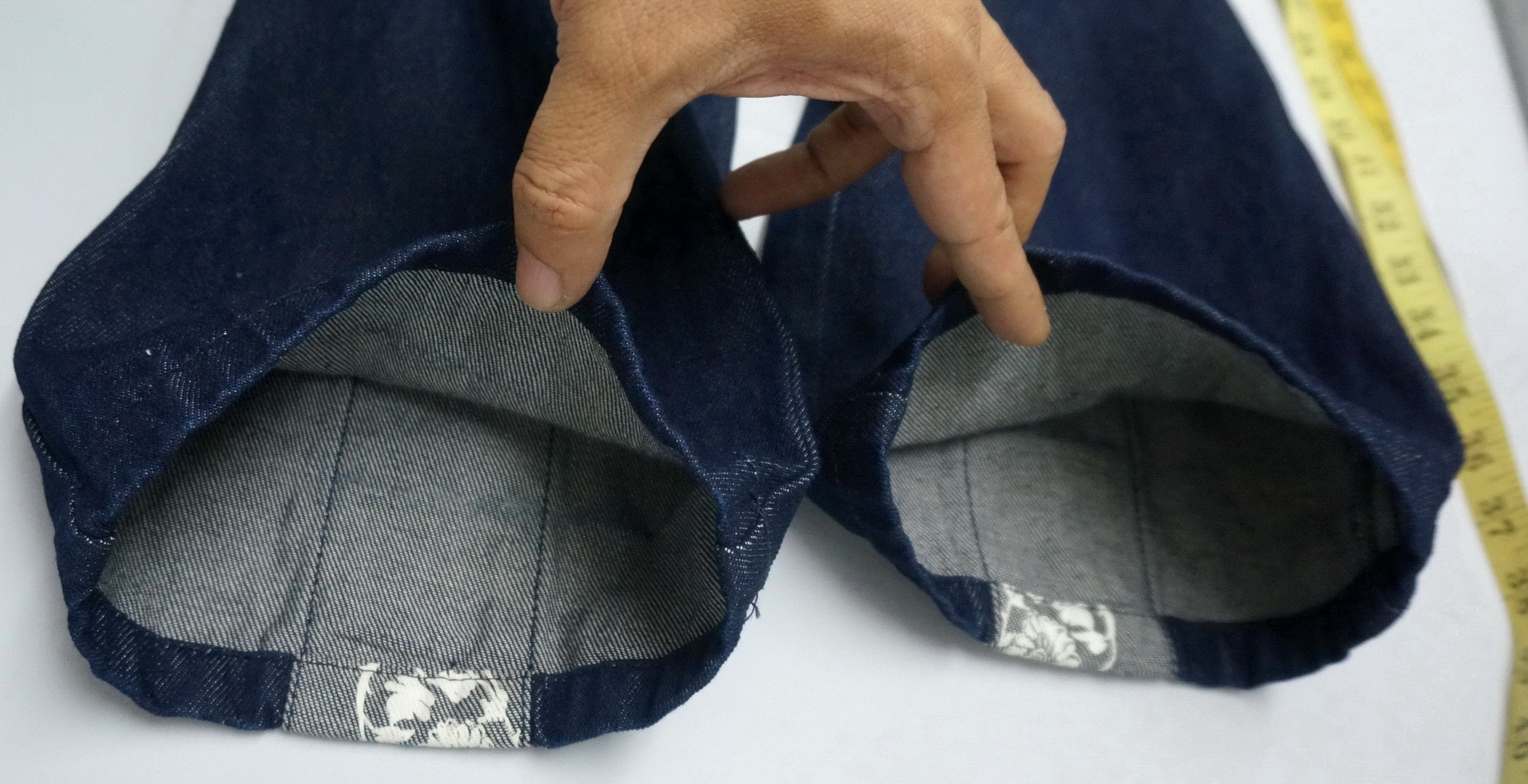 Japanese Brand 🔥Rare Japanese Brand GEMSTONES Art Patch Raw Denim Size US 33 - 19 Thumbnail