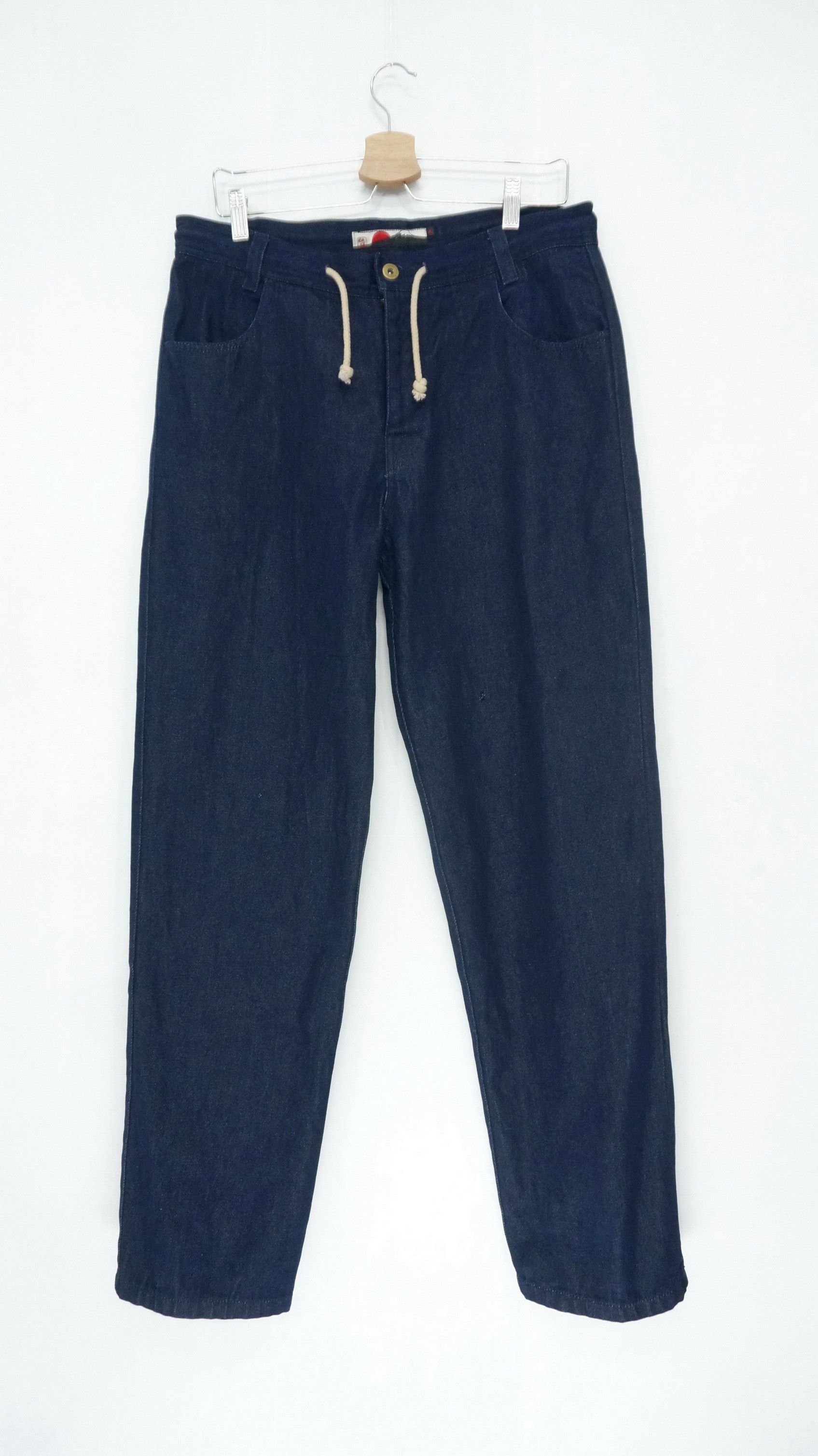 Japanese Brand 🔥Rare Japanese Brand GEMSTONES Art Patch Raw Denim Size US 33 - 2 Thumbnail