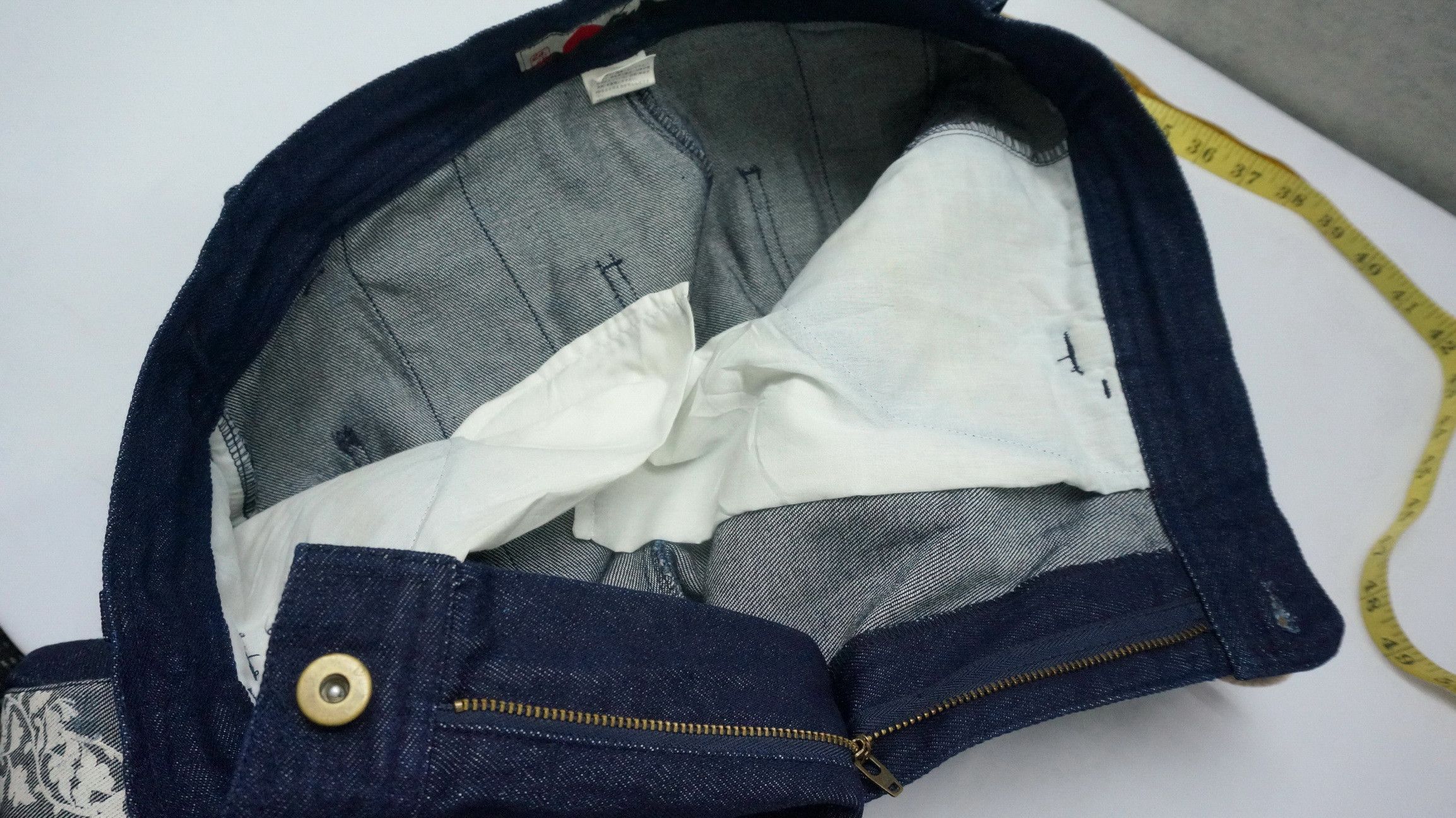 Japanese Brand 🔥Rare Japanese Brand GEMSTONES Art Patch Raw Denim Size US 33 - 15 Thumbnail
