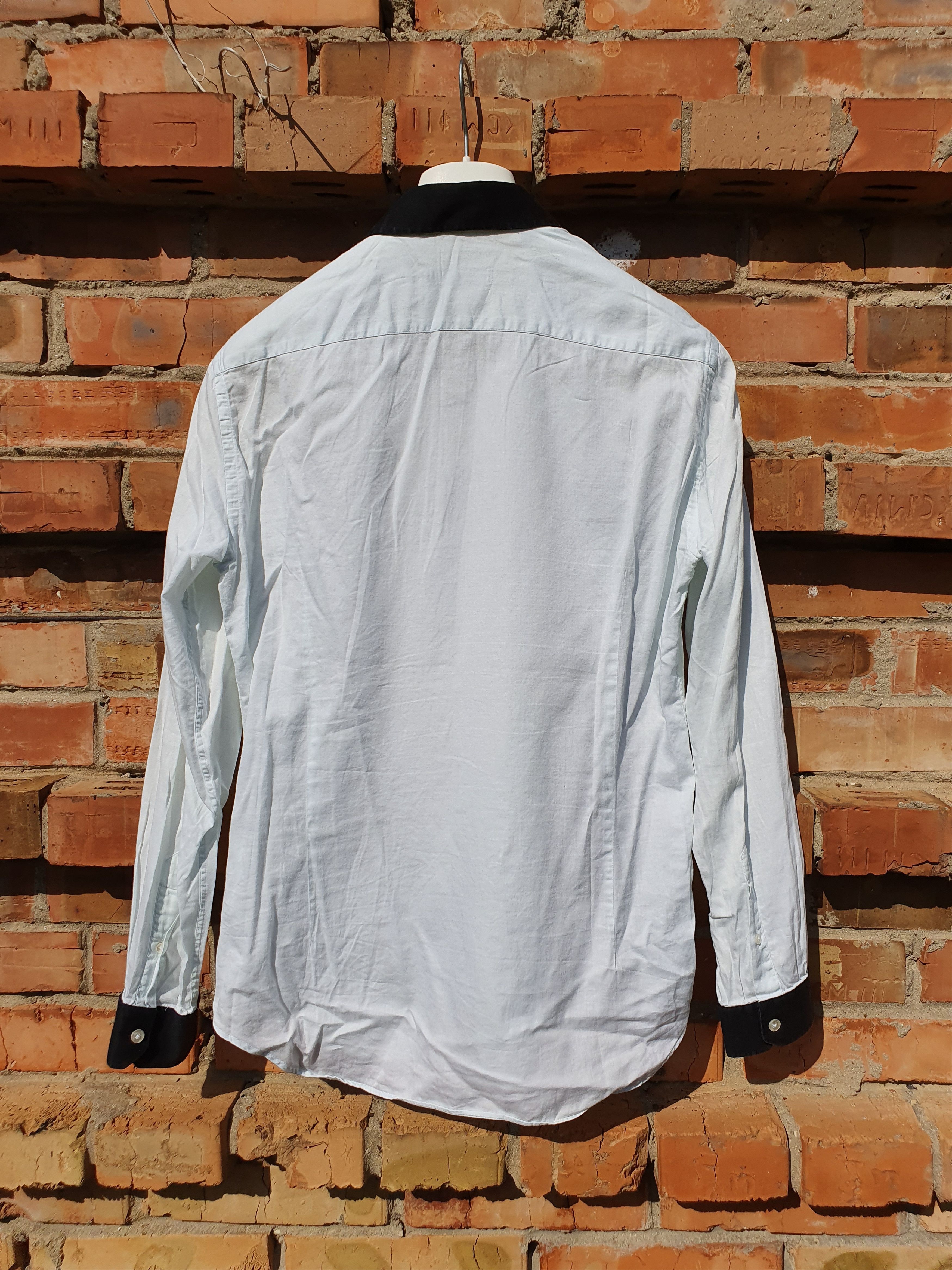 Dolce & Gabbana Dolce & Gabbana Button Shirt White Embroiled Logo Size US M / EU 48-50 / 2 - 4 Thumbnail