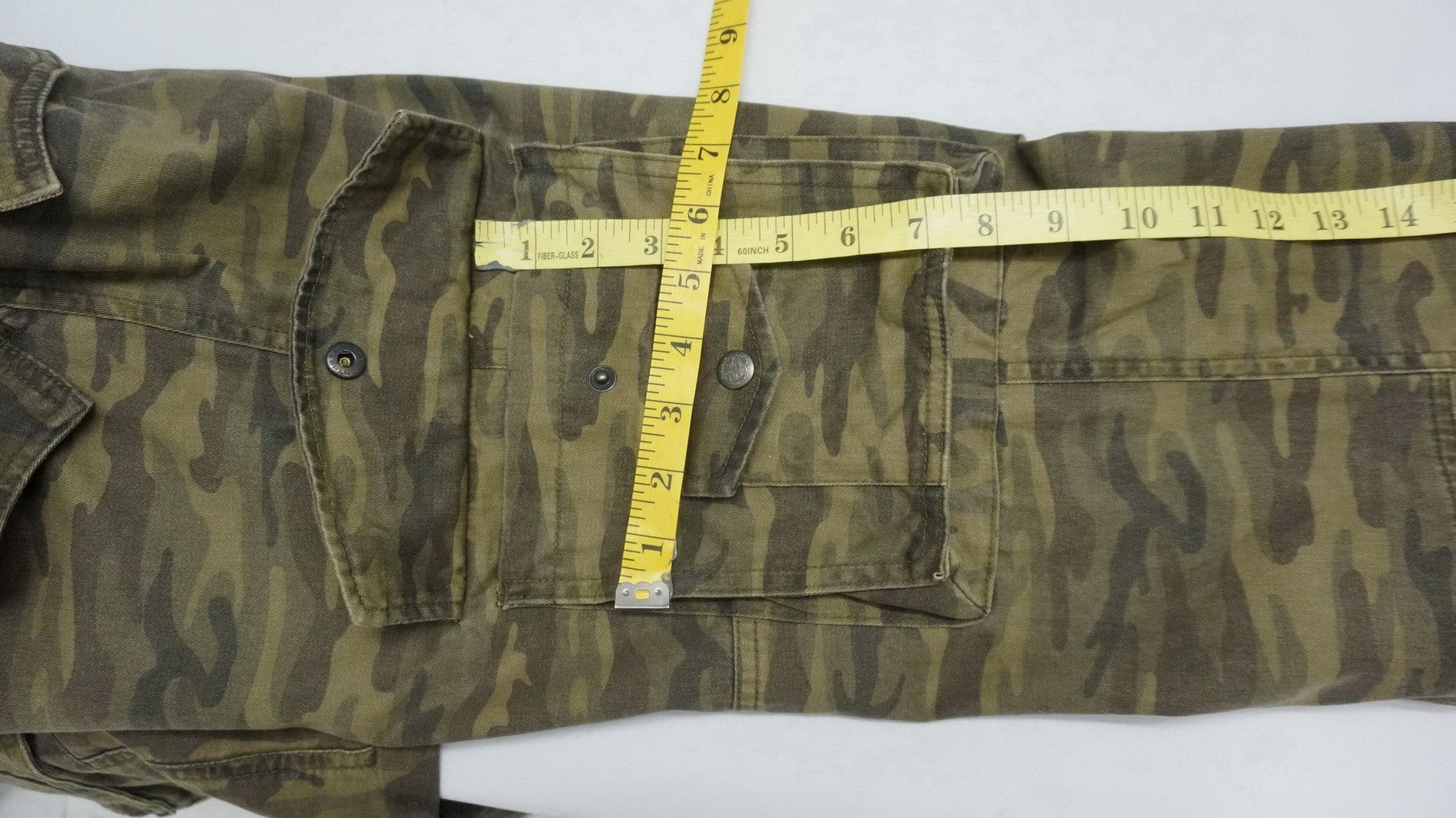 Hysteric Glamour 🔥ROOT THREE🇯🇵 Low Rise Flare Tiger Camo Cargo Pants Size US 32 / EU 48 - 17 Thumbnail