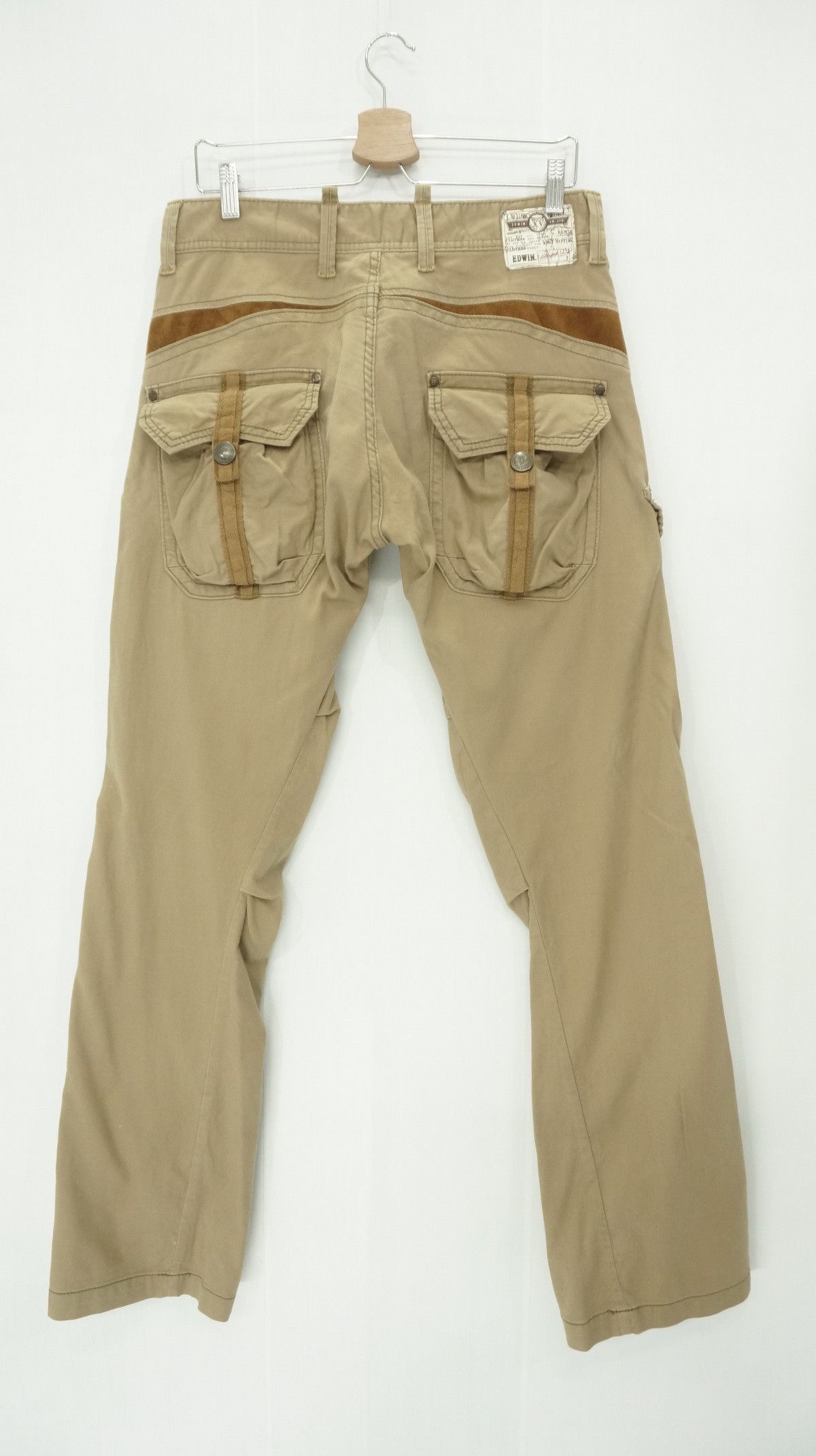 Edwin 🔥 Vintage EDWIN Tactical Slim Cargo Pants Size US 32 / EU 48 - 7 Thumbnail