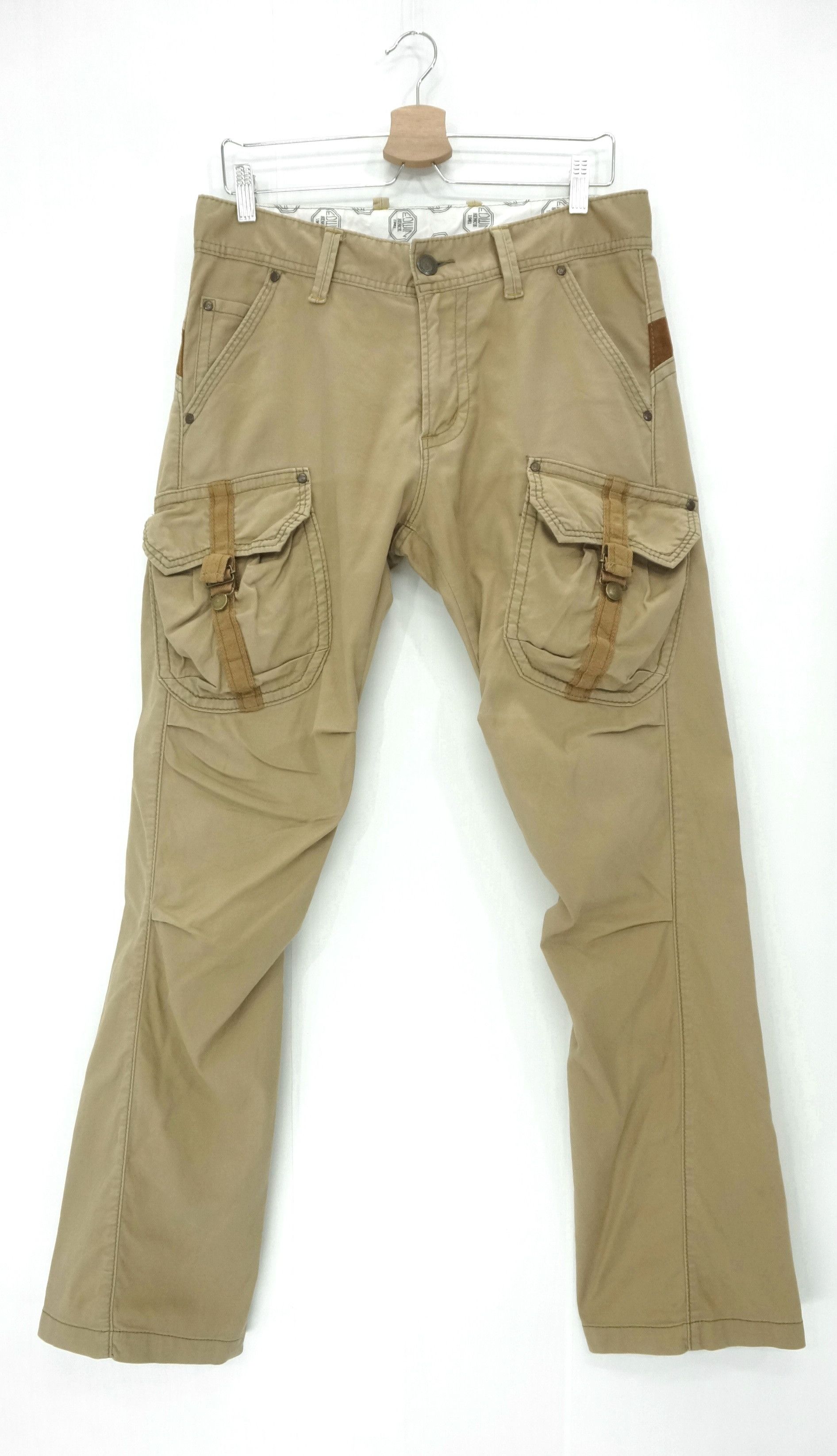 Edwin 🔥 Vintage EDWIN Tactical Slim Cargo Pants Size US 32 / EU 48 - 1 Thumbnail