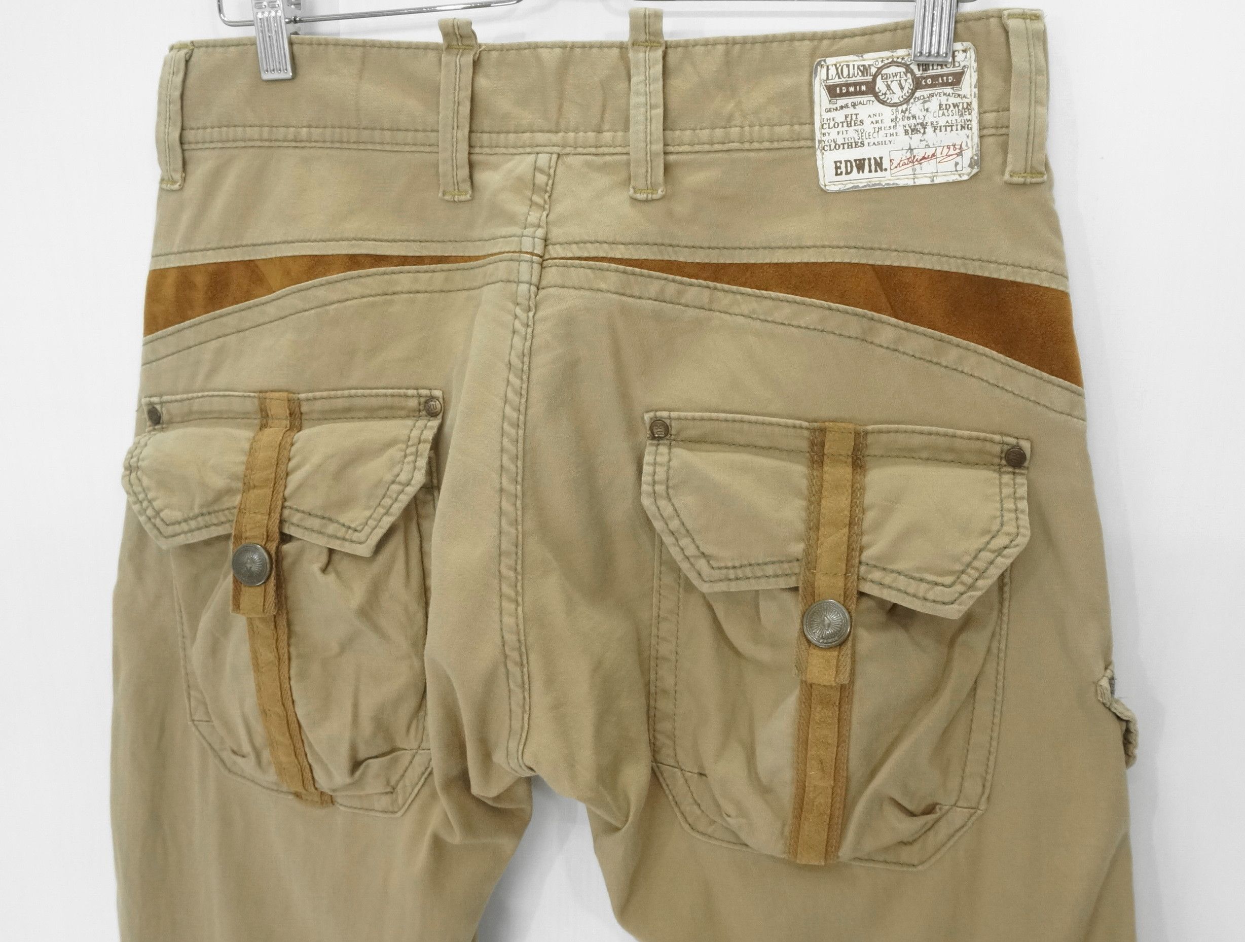 Edwin 🔥 Vintage EDWIN Tactical Slim Cargo Pants Size US 32 / EU 48 - 6 Thumbnail