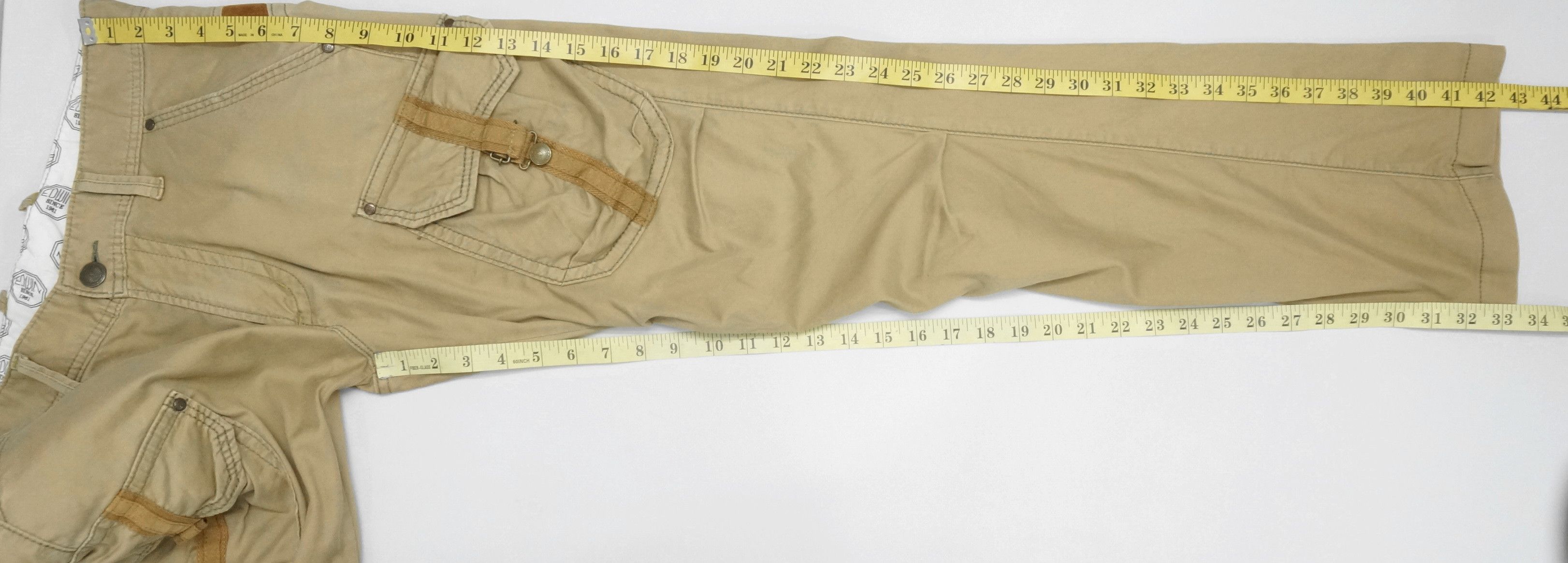 Edwin 🔥 Vintage EDWIN Tactical Slim Cargo Pants Size US 32 / EU 48 - 16 Thumbnail