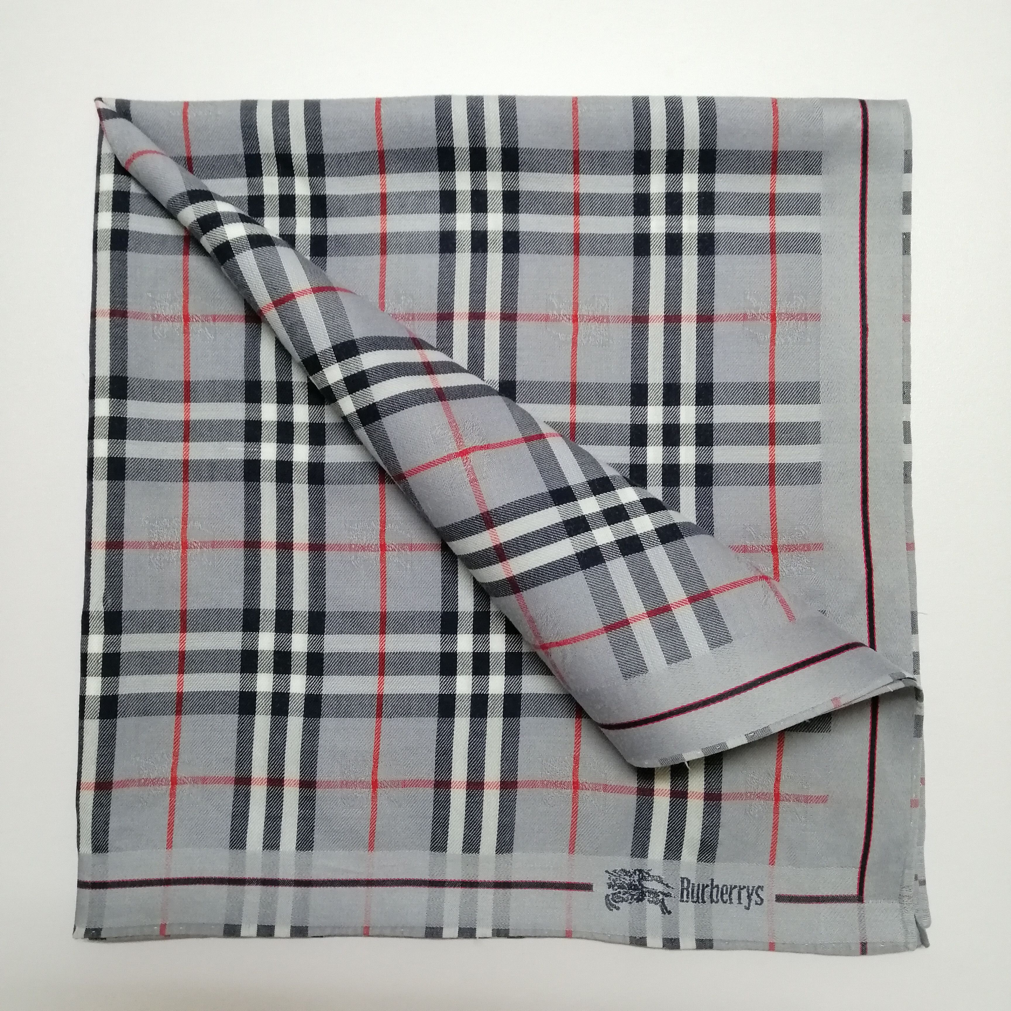 Burberry Vintage Burberry Handkerchief/Neckerchief/Bandana-KD1105 Size ONE SIZE - 3 Thumbnail